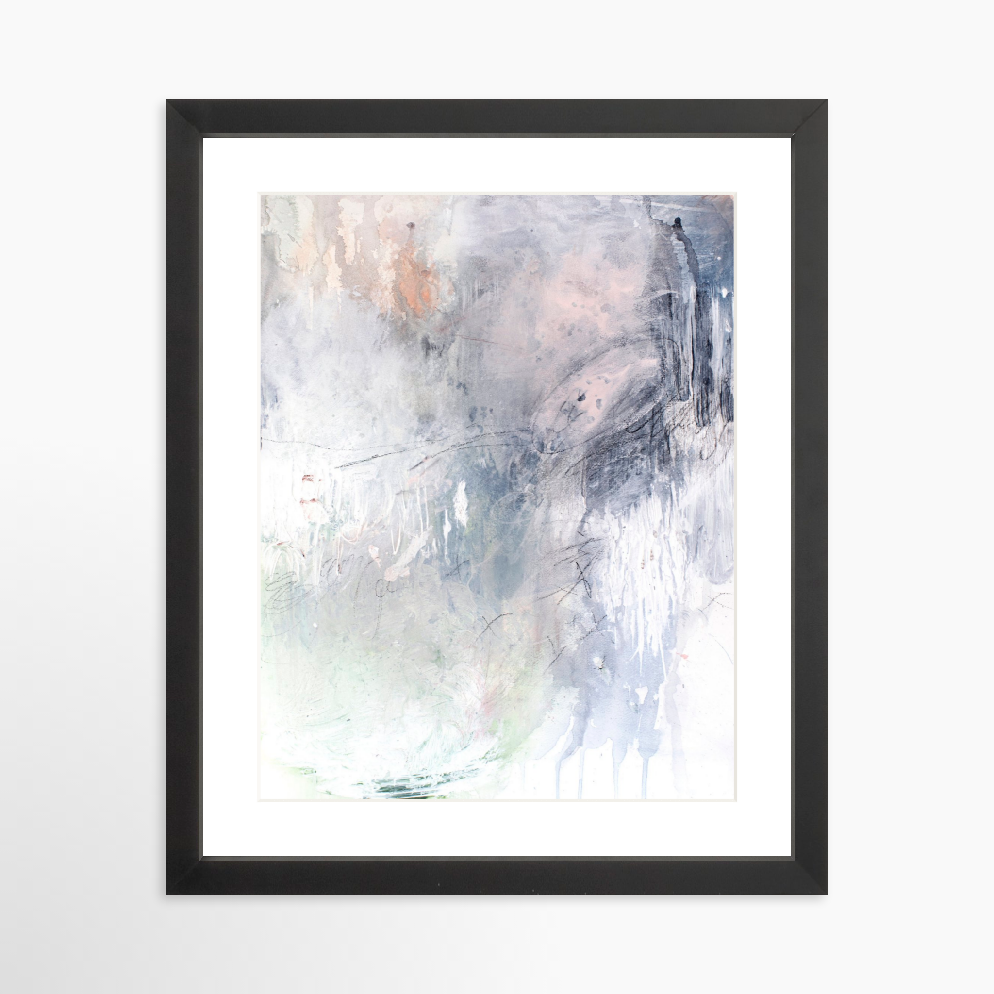 11x14 / Black Frame + White Mat