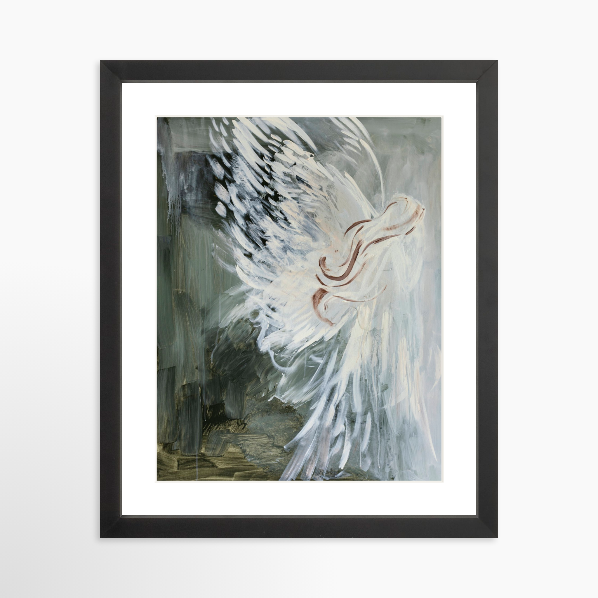11x14 / Black Frame + White Mat