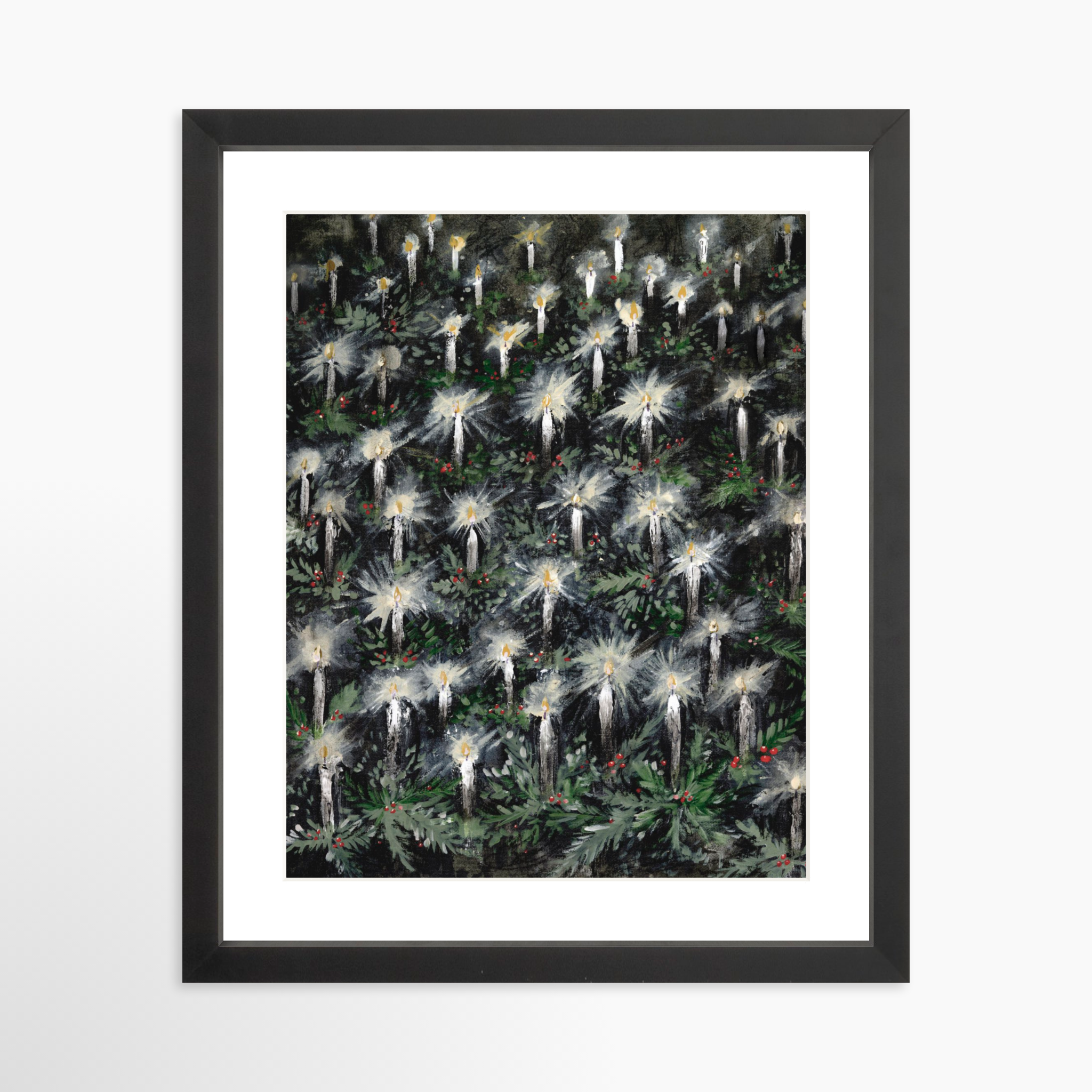 11x14 / Black Frame + White Mat