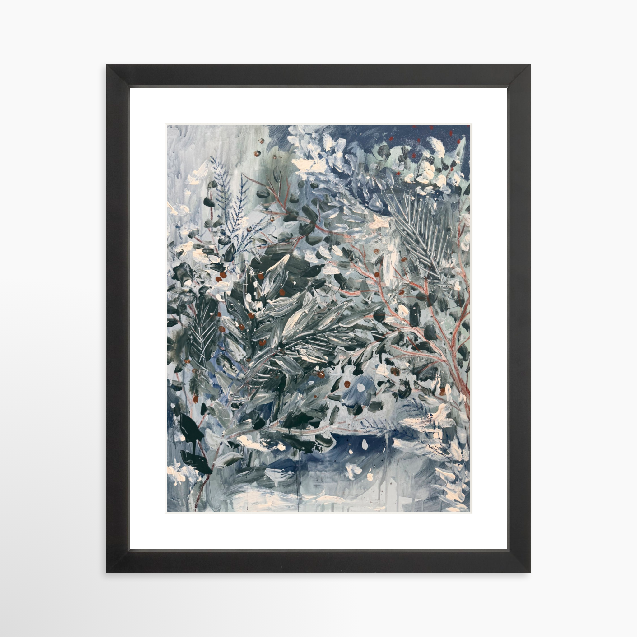 11x14 / Black Frame + White Mat