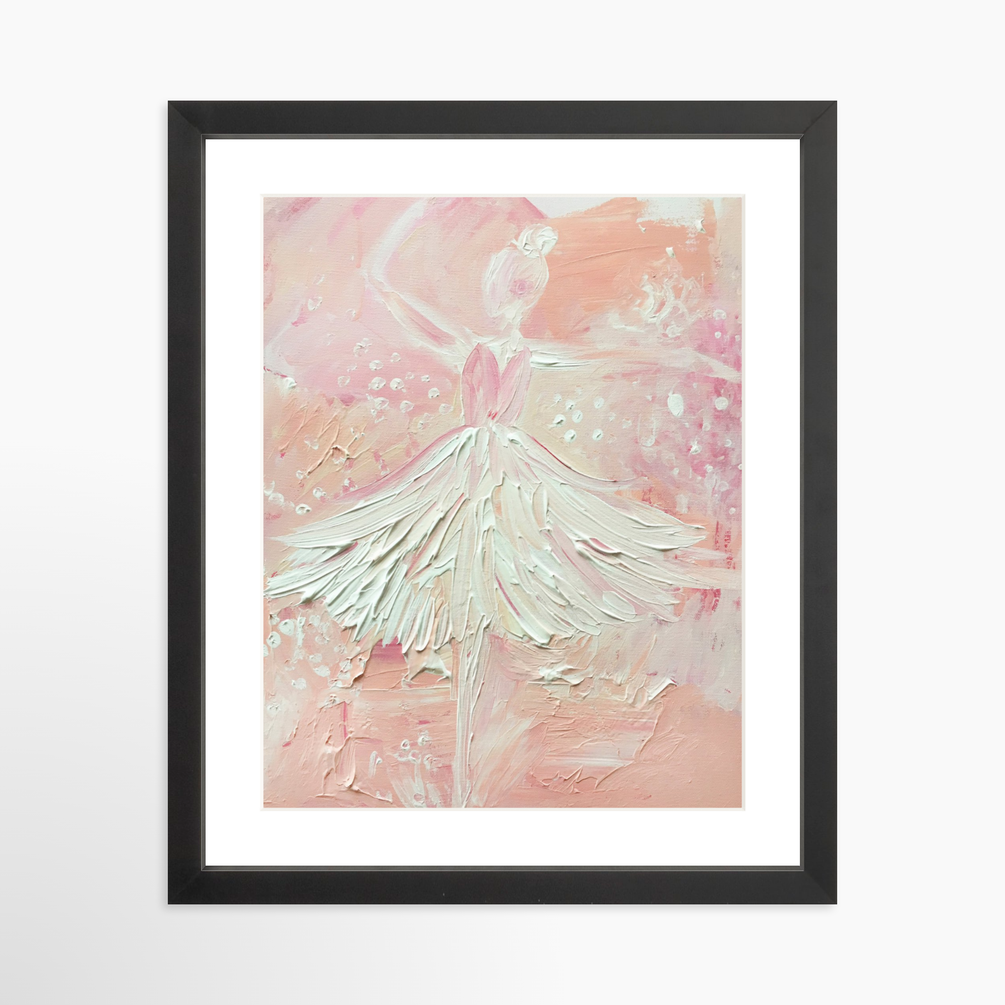 11x14 / Black Frame + White Mat