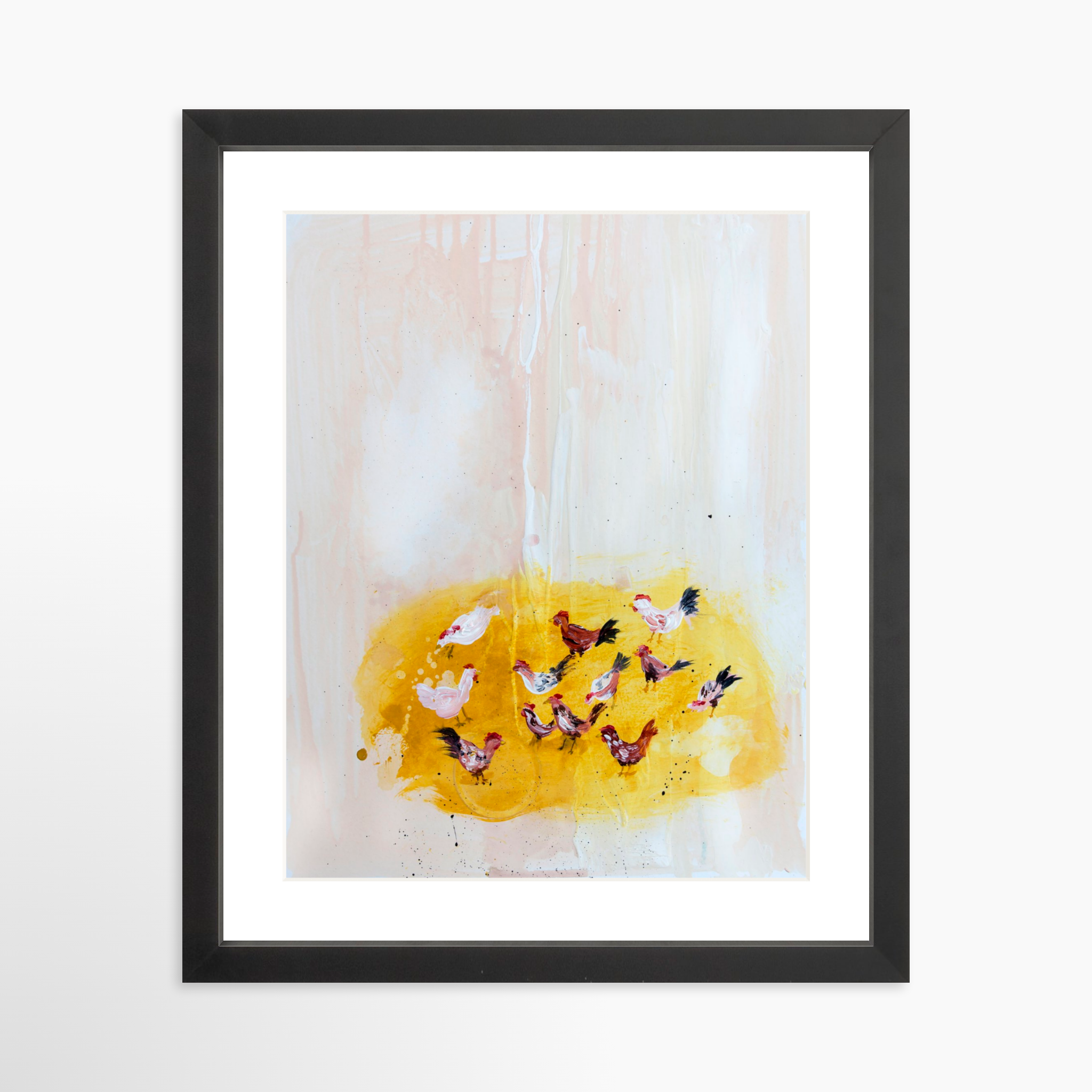 11x14 / Black Frame + White Mat