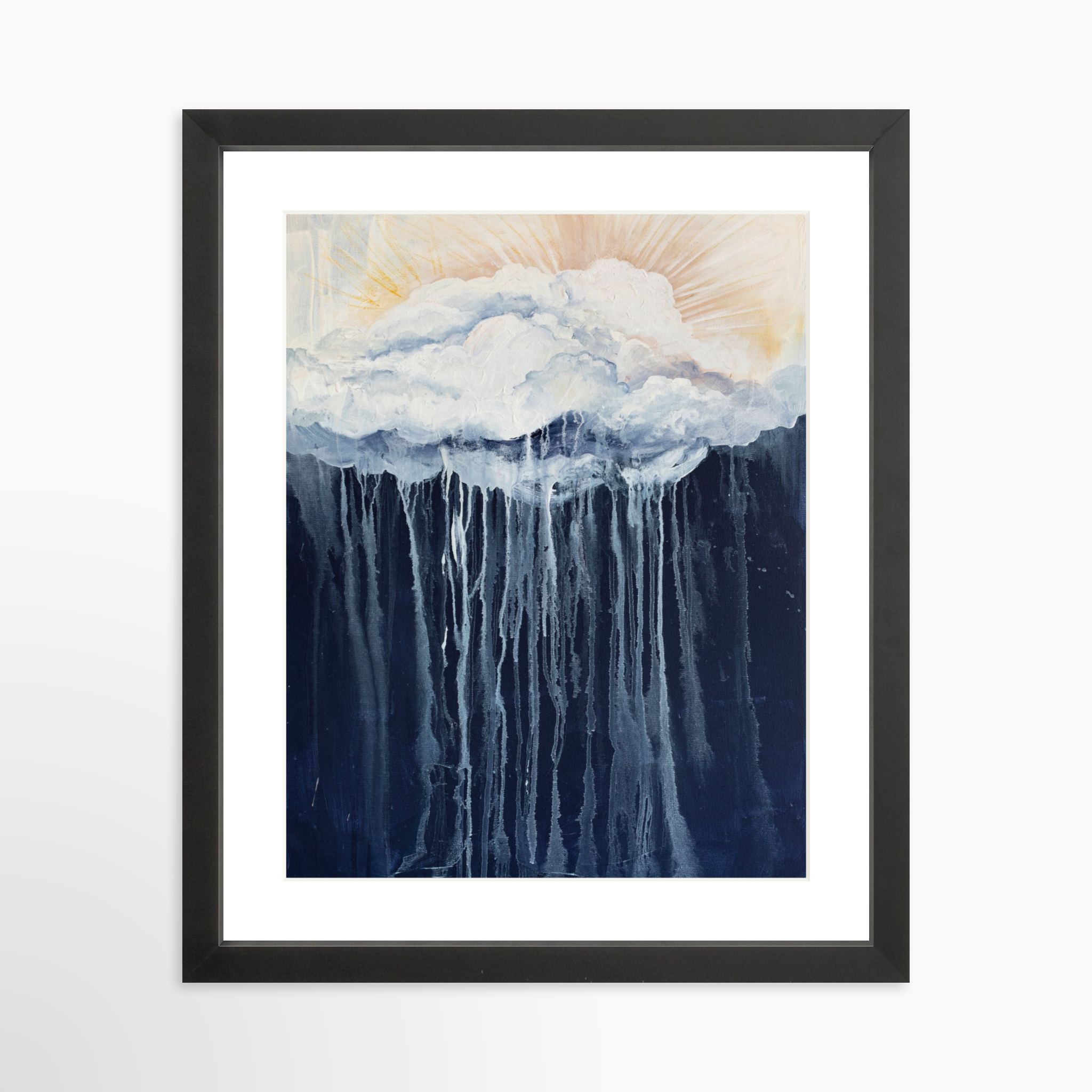 11x14 / Black Frame + White Mat