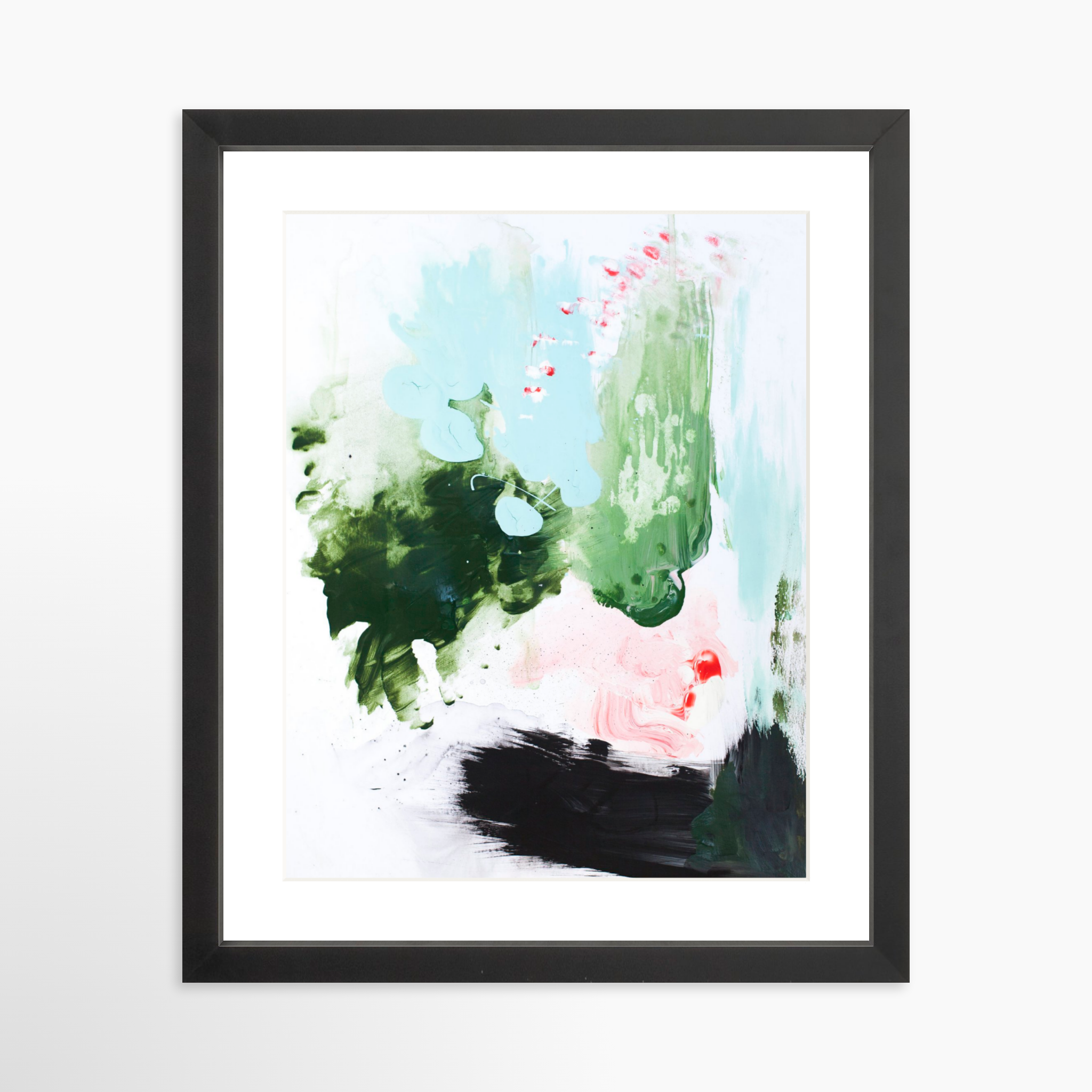 11x14 / Black Frame + White Mat