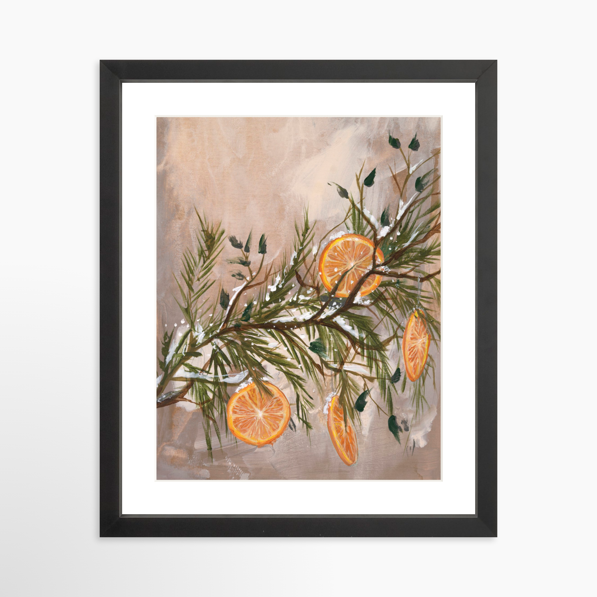 11x14 / Black Frame + White Mat