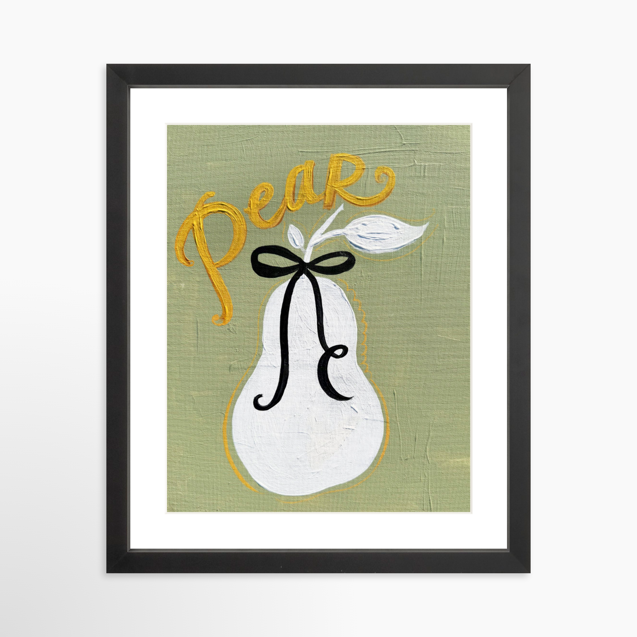 11x14 / Black Frame + White Mat