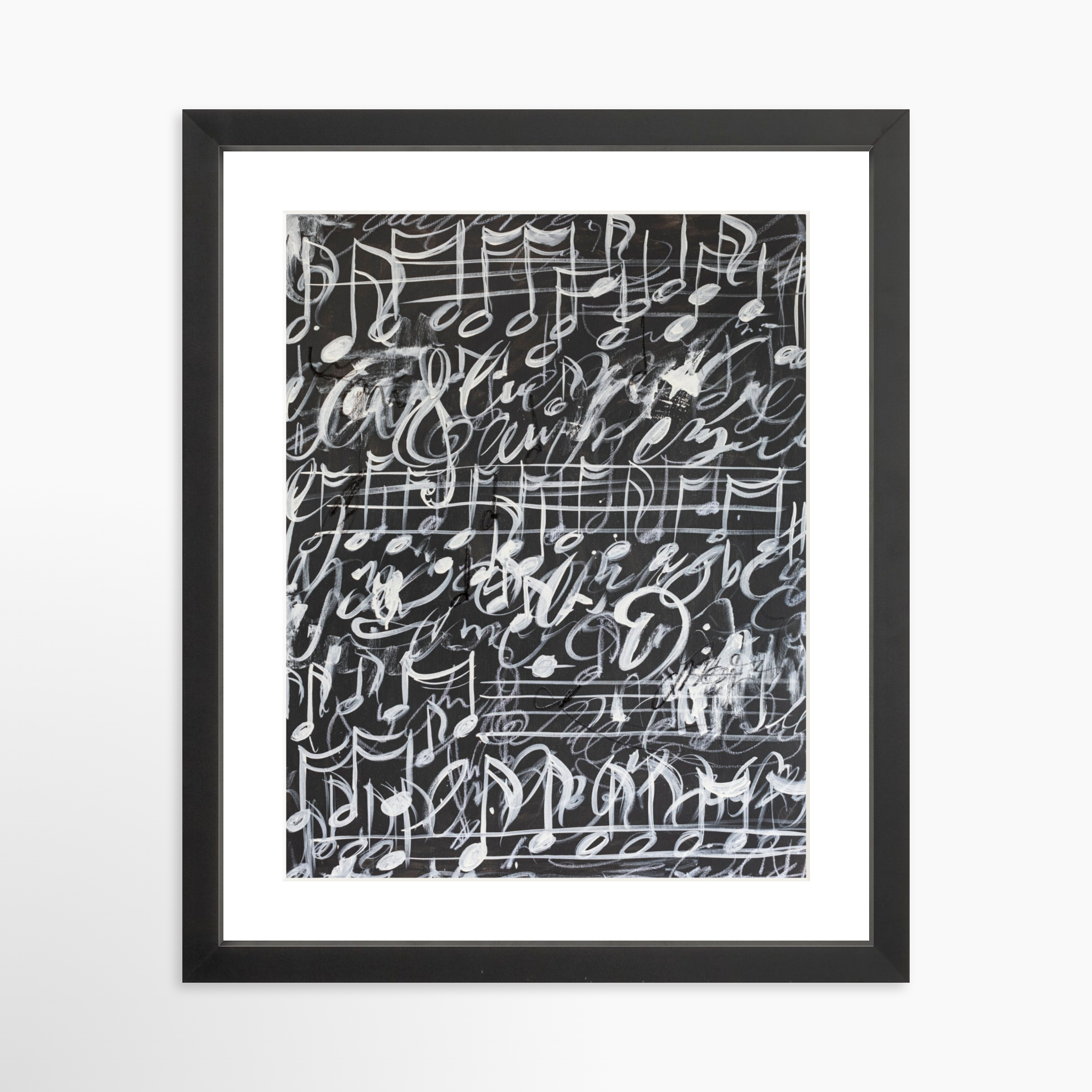 11x14 / Black Frame + White Mat