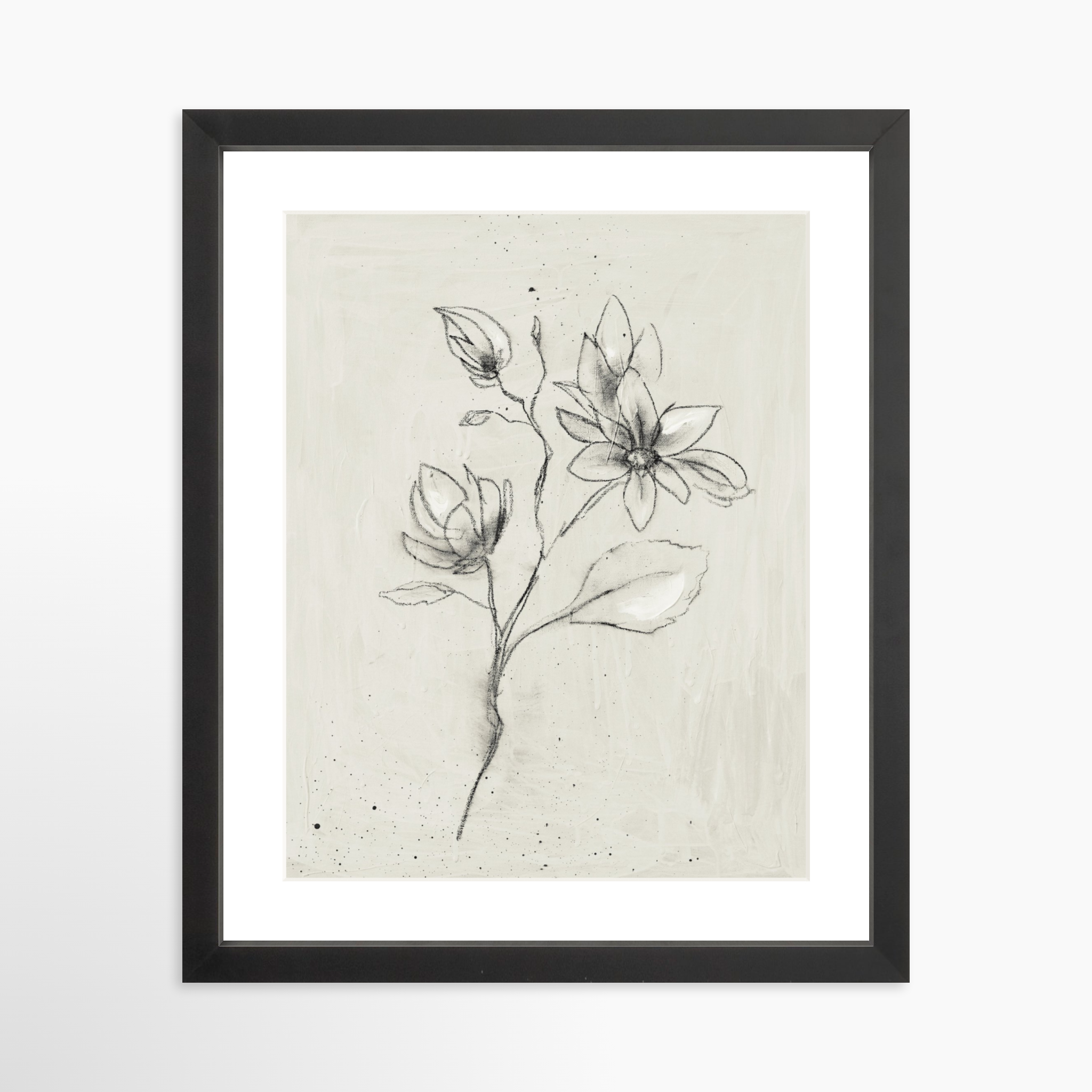 11x14 / Black Frame + White Mat