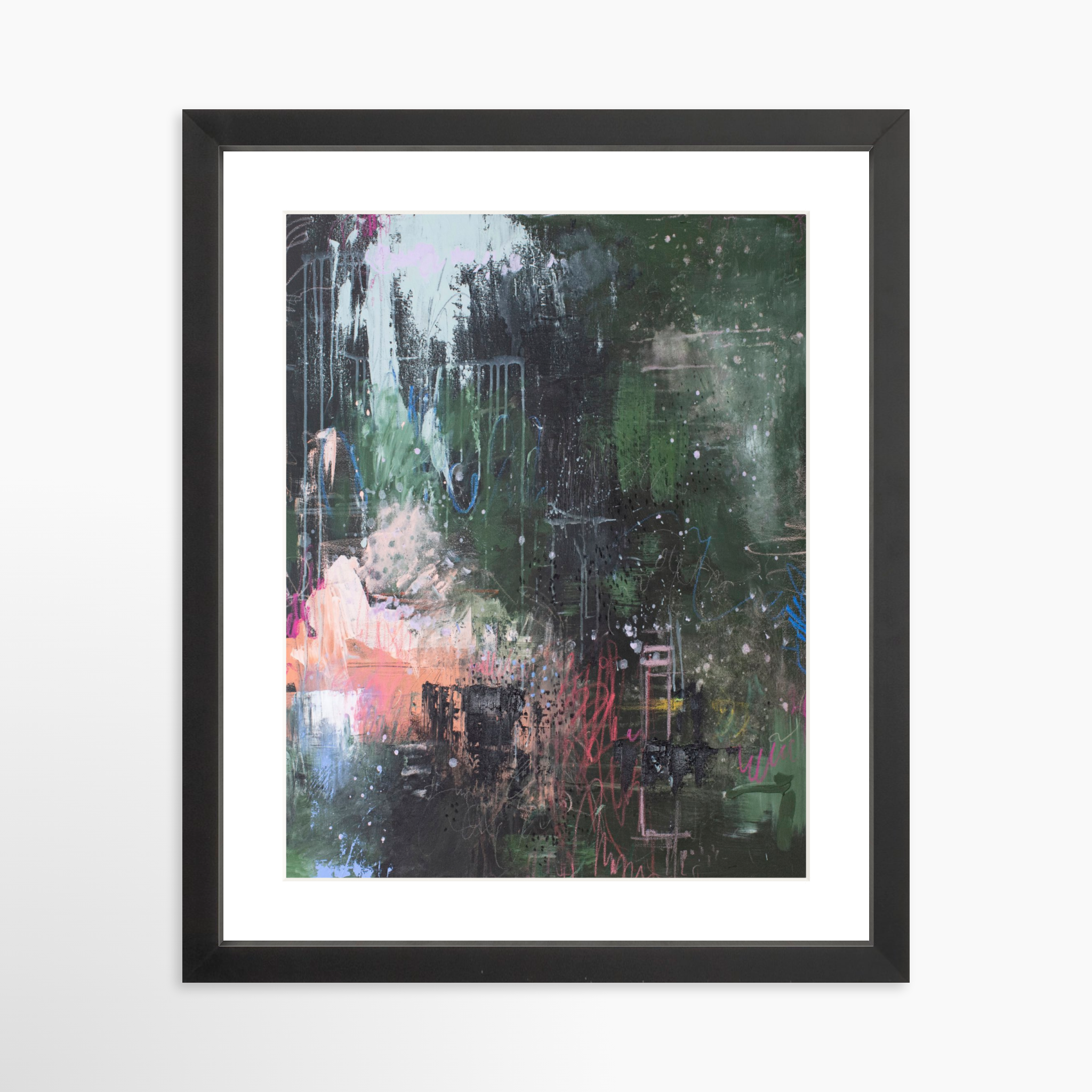 11x14 / Black Frame + White Mat