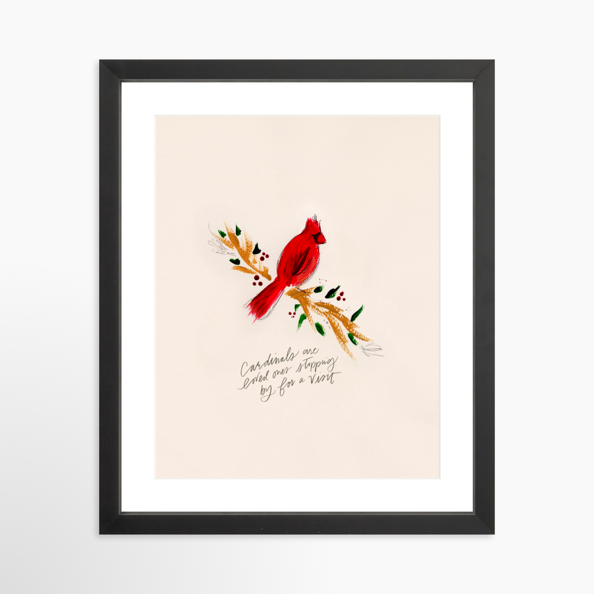 11x14 / Black Frame + White Mat