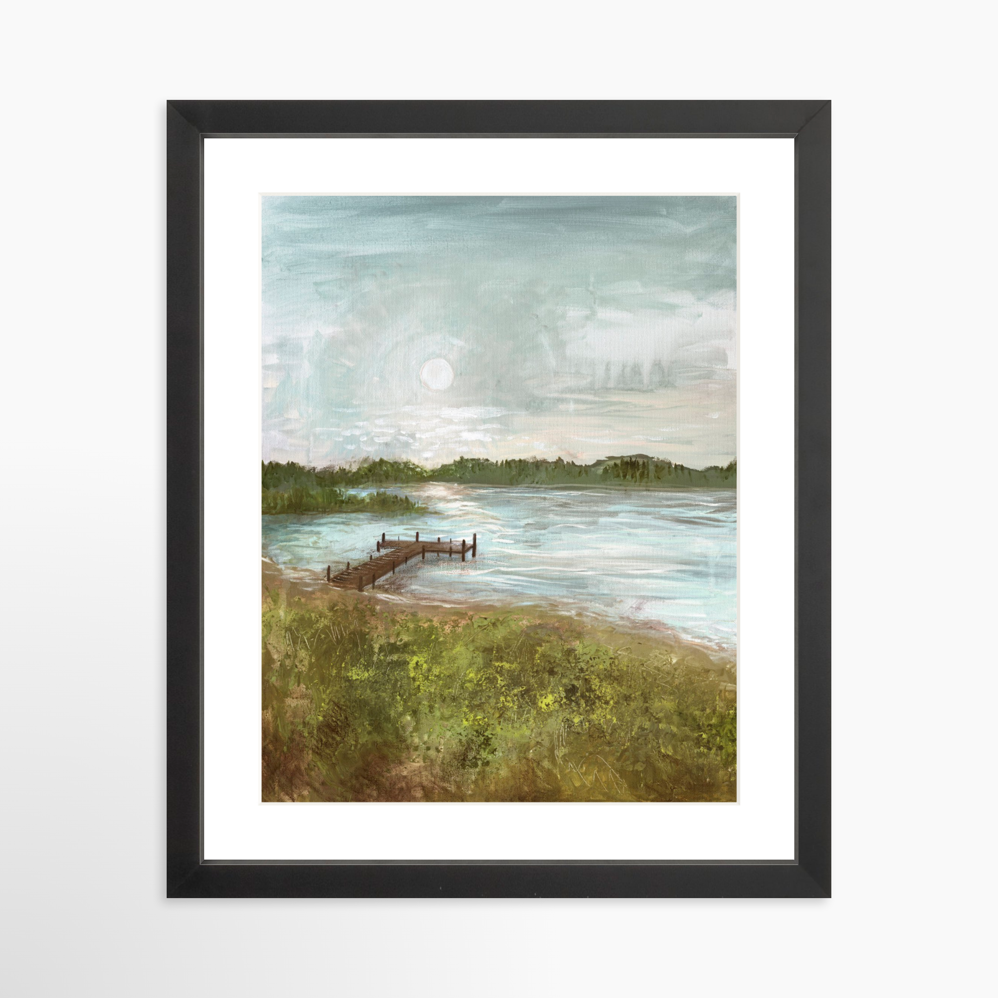 11x14 / Black Frame + White Mat