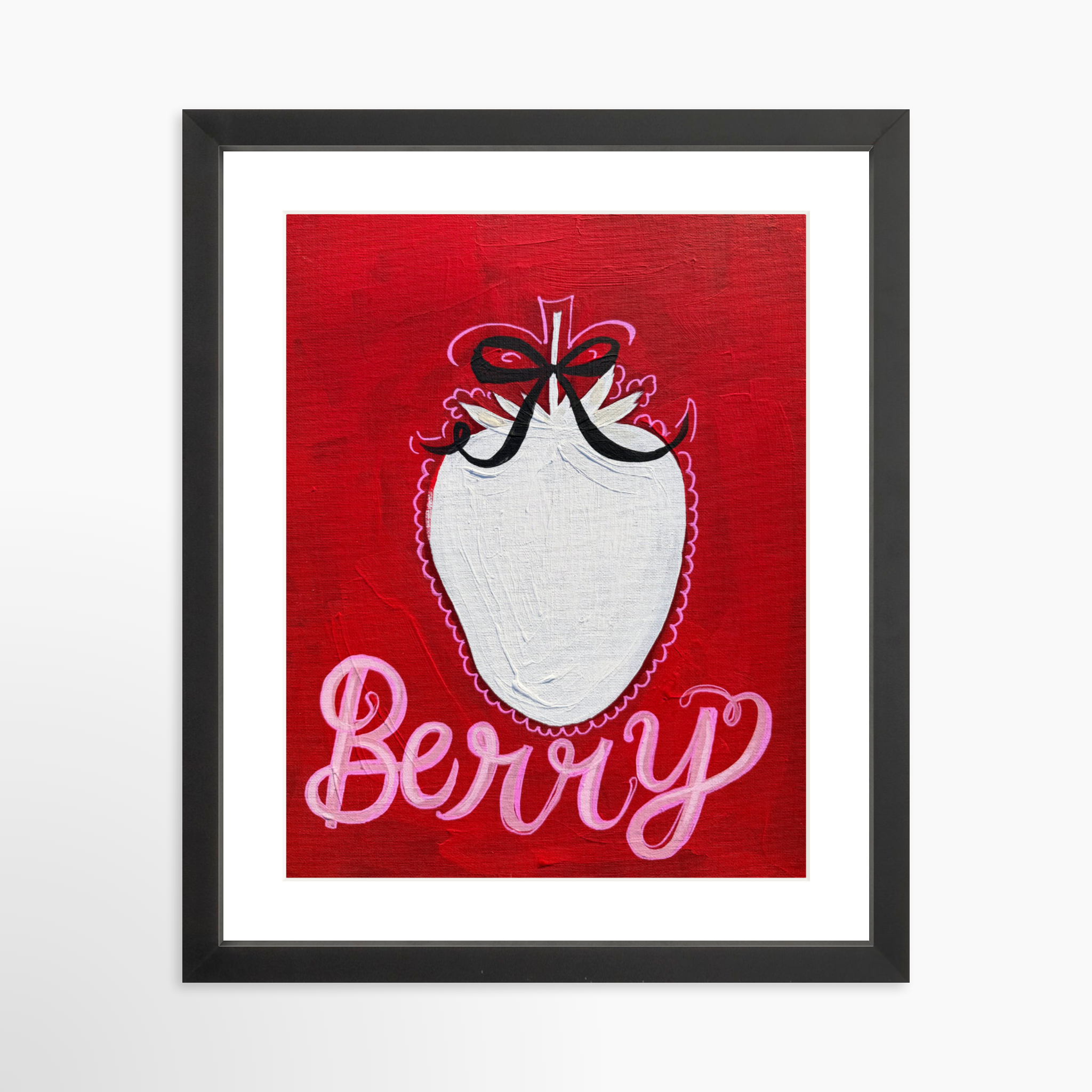 11x14 / Black Frame + White Mat