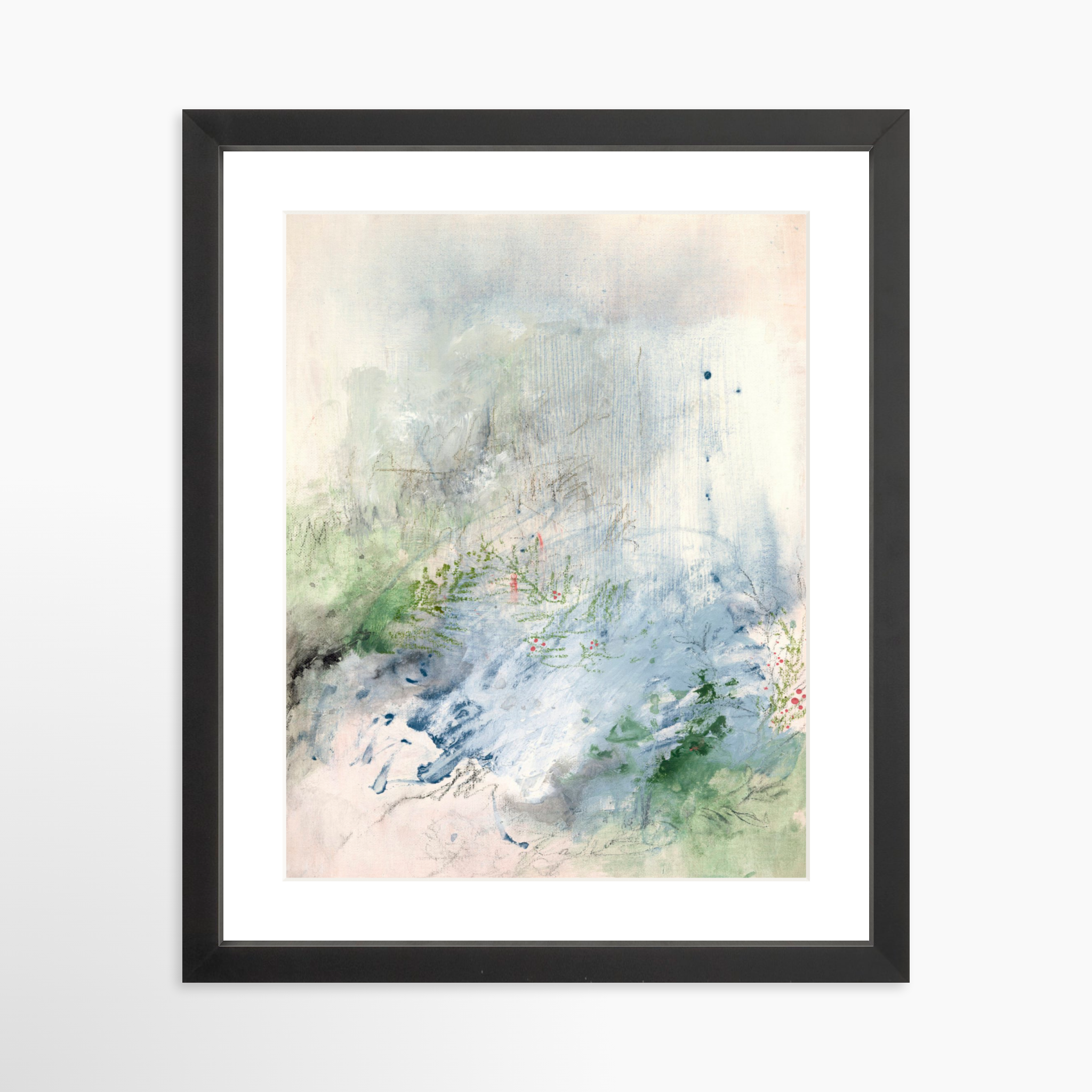 11x14 / Black Frame + White Mat