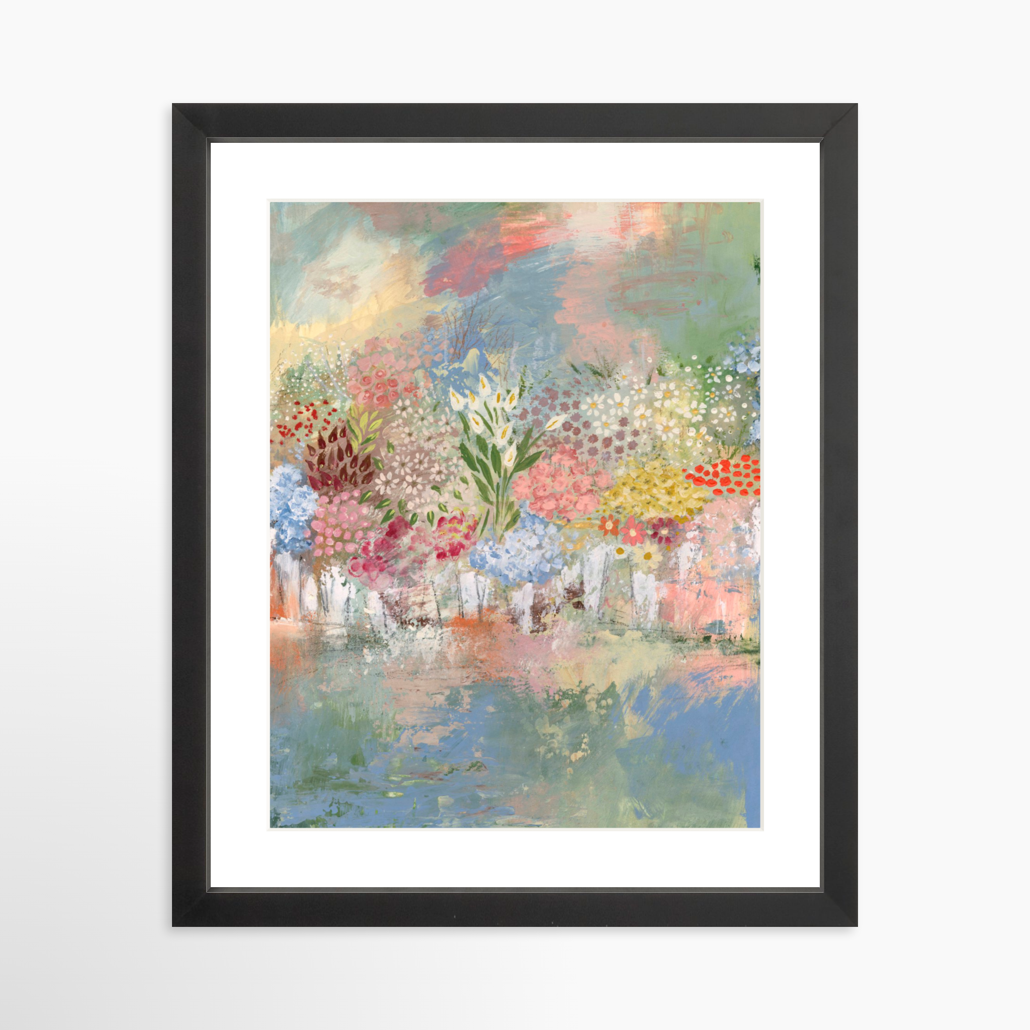 11x14 / Black Frame + White Mat