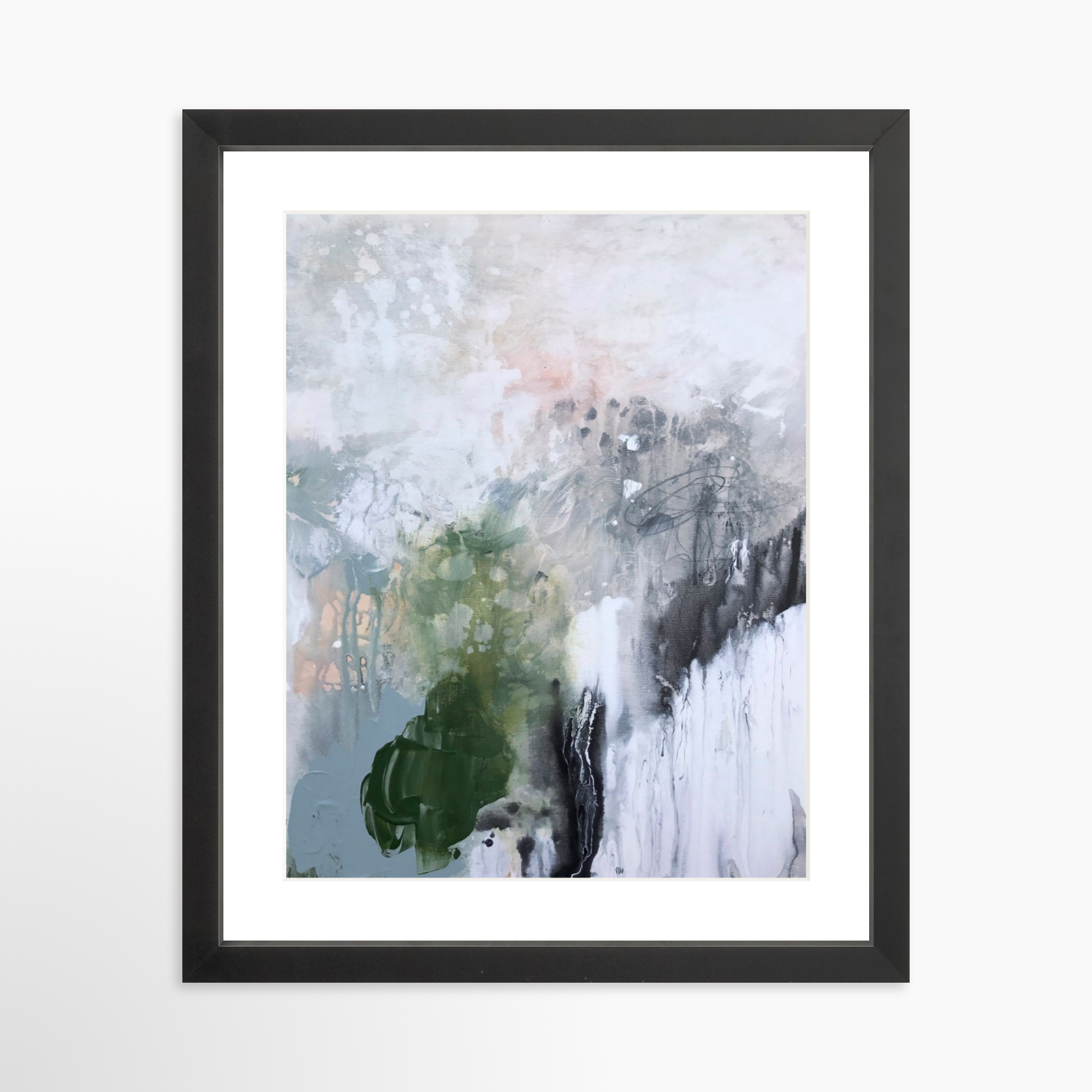 11x14 / Black Frame + White Mat