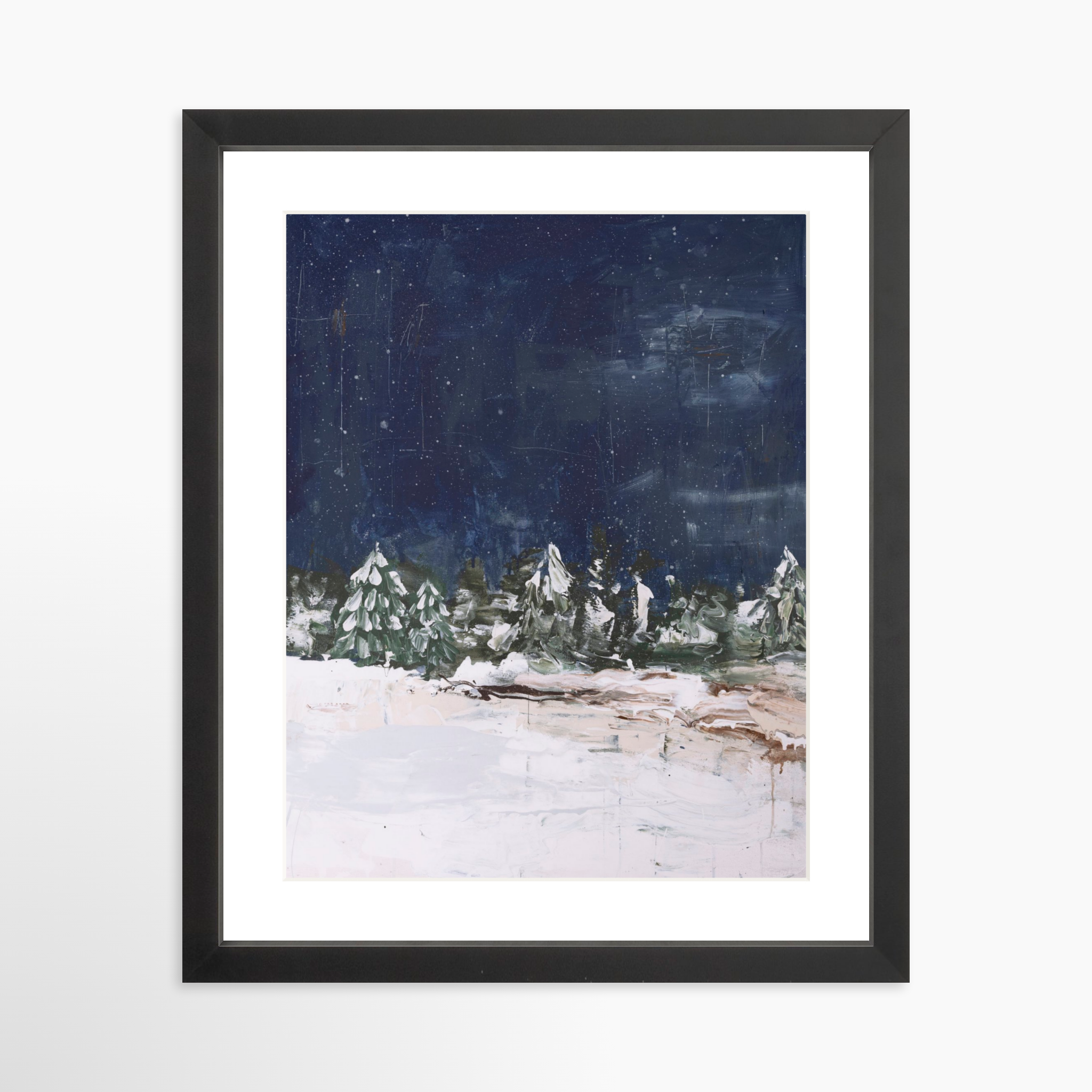 11x14 / Black Frame + White Mat