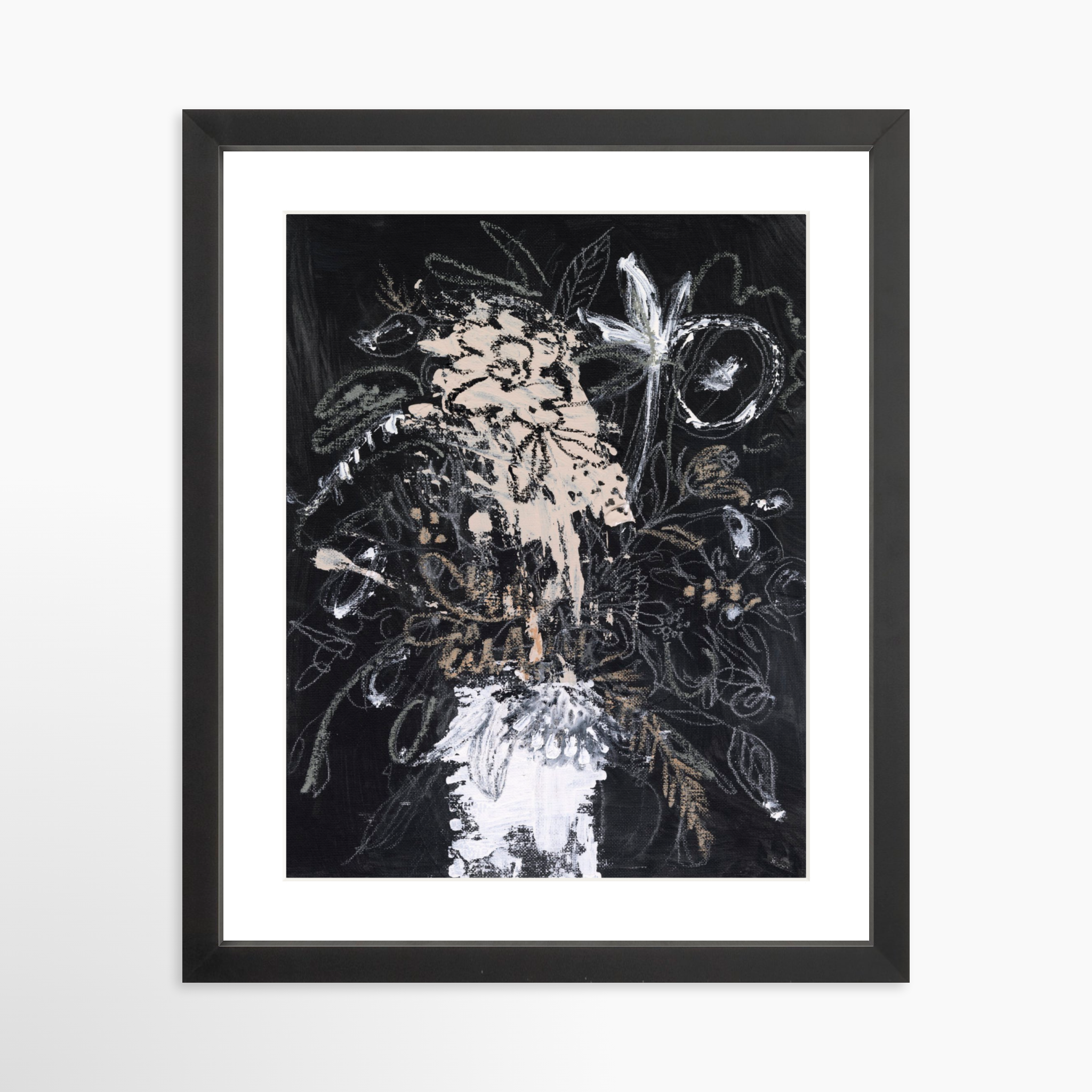 11x14 / Black Frame + White Mat