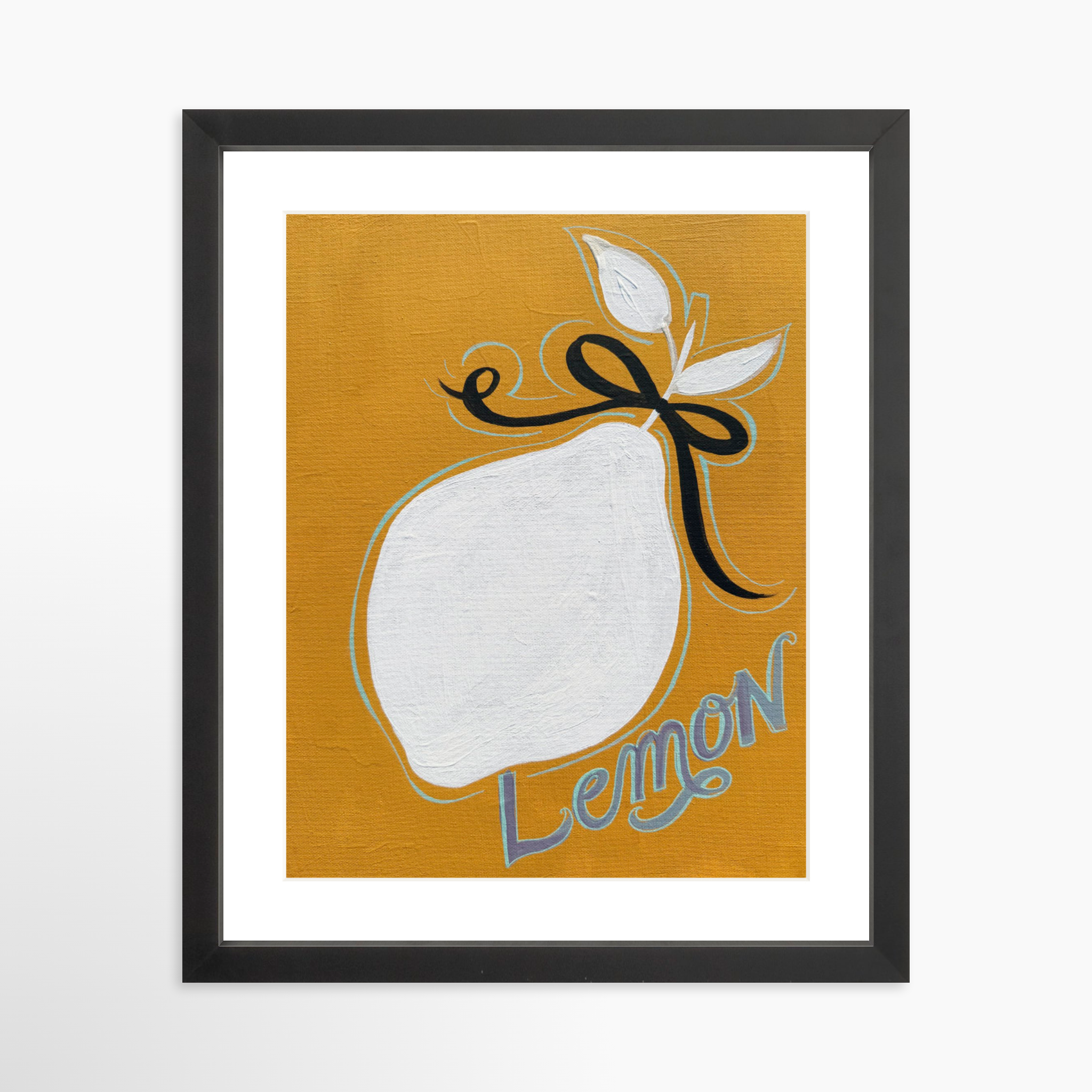 11x14 / Black Frame + White Mat