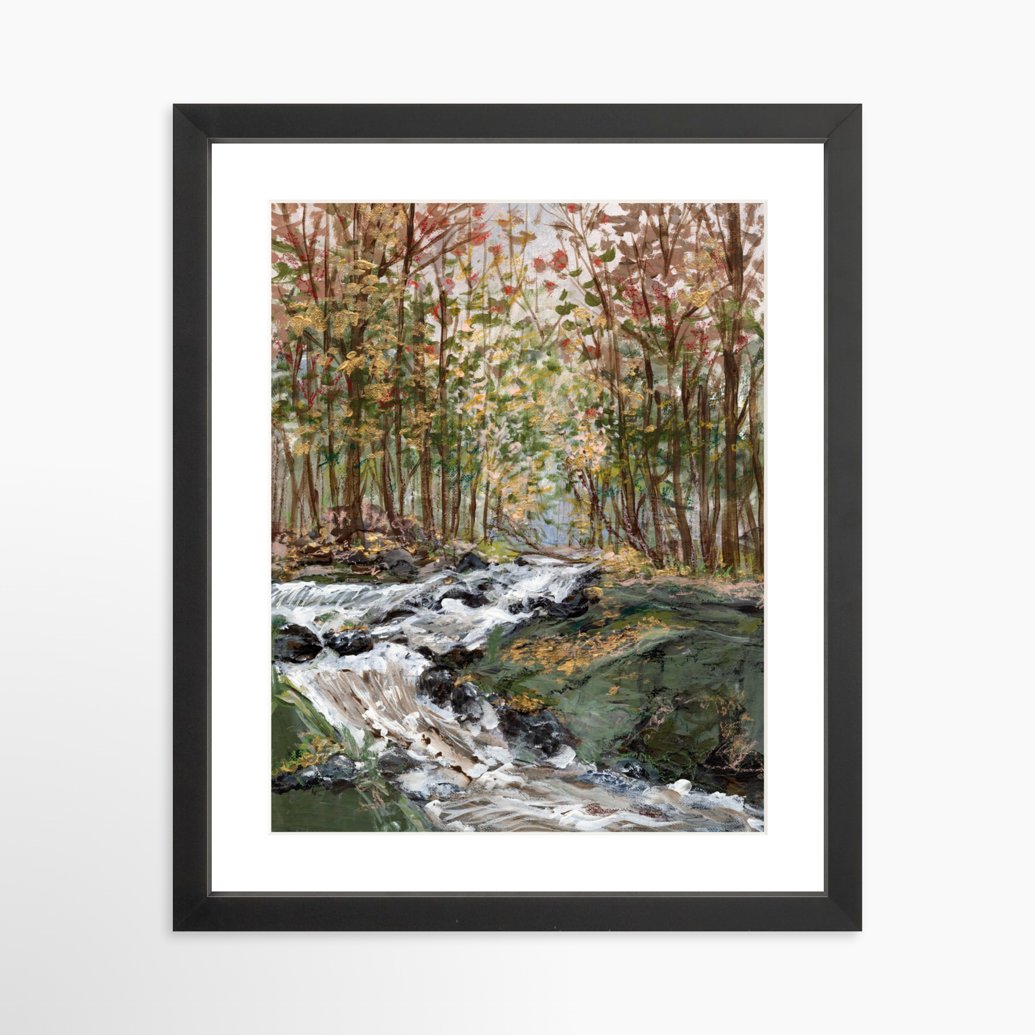 11x14 / Black Frame + White Mat