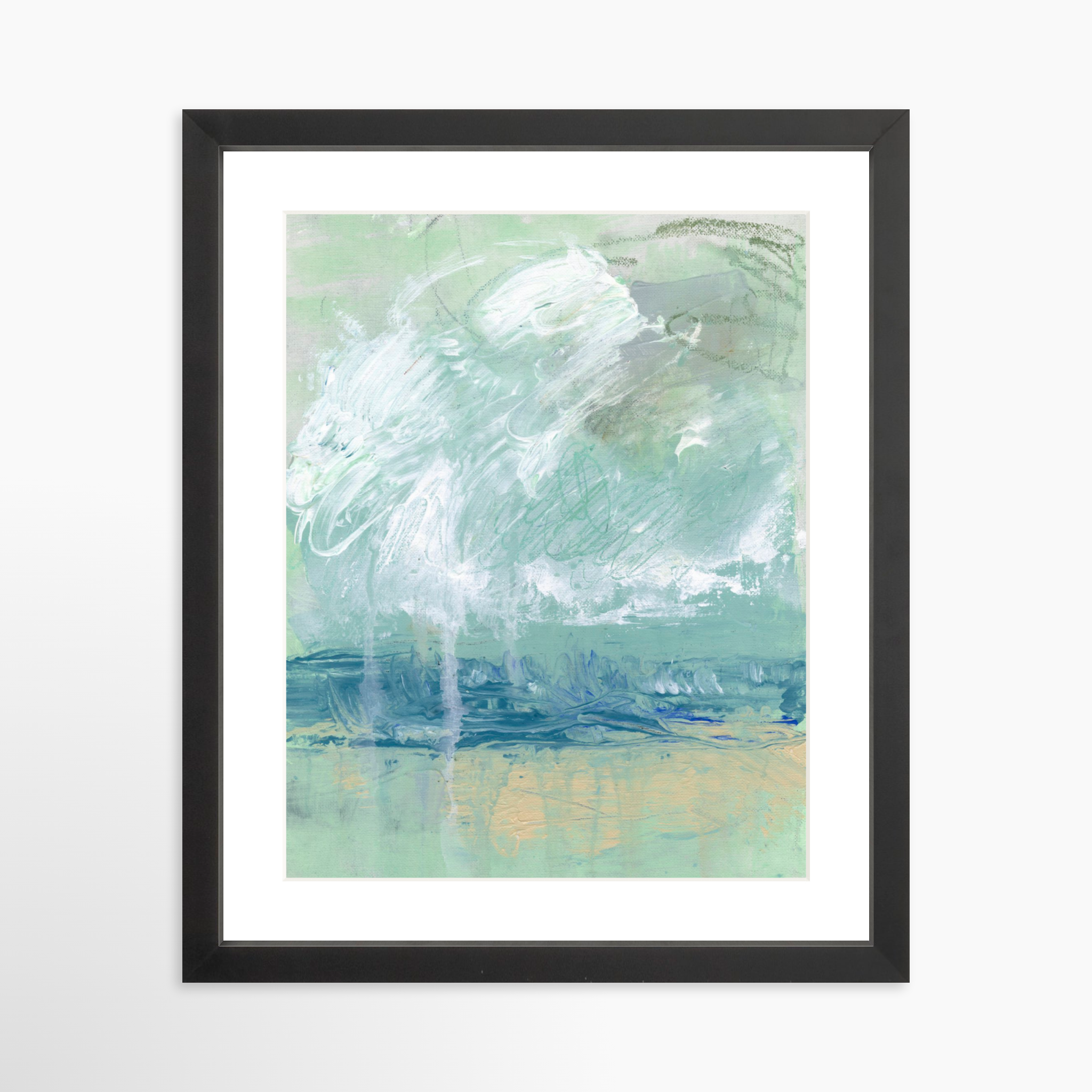 11x14 / Black Frame + White Mat