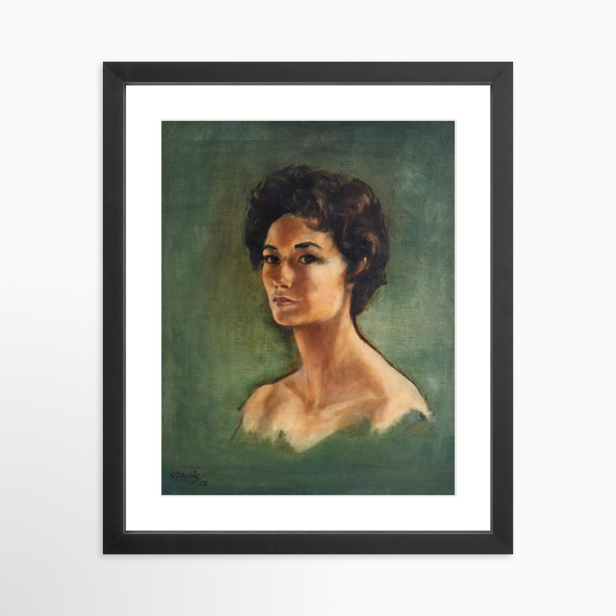 11x14 / Black Frame + White Mat