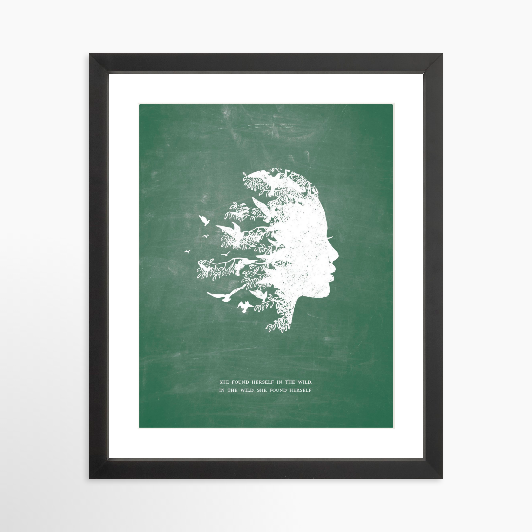 11x14 / Black Frame + White Mat