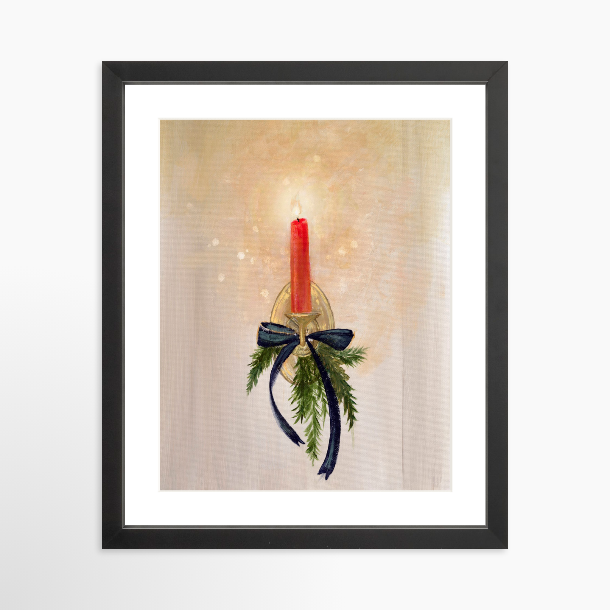 11x14 / Black Frame + White Mat