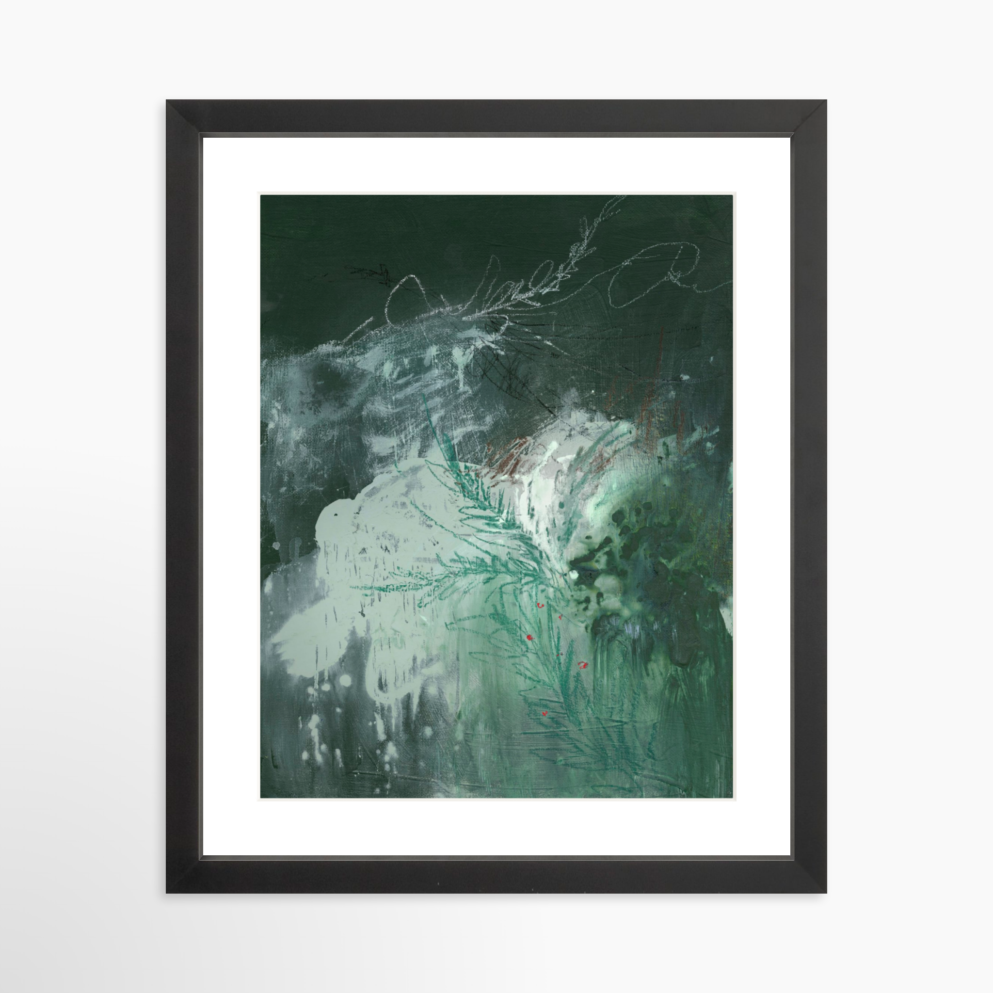 11x14 / Black Frame + White Mat