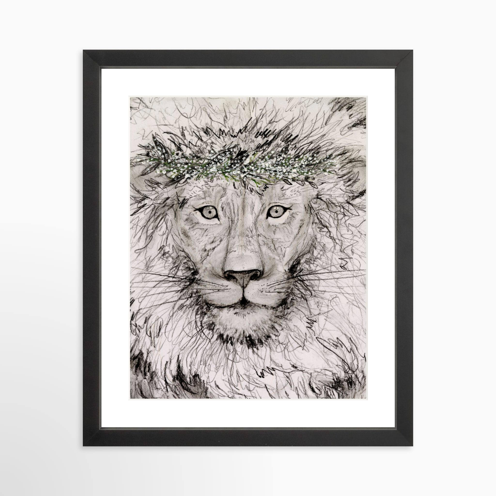 11x14 / Black Frame + White Mat