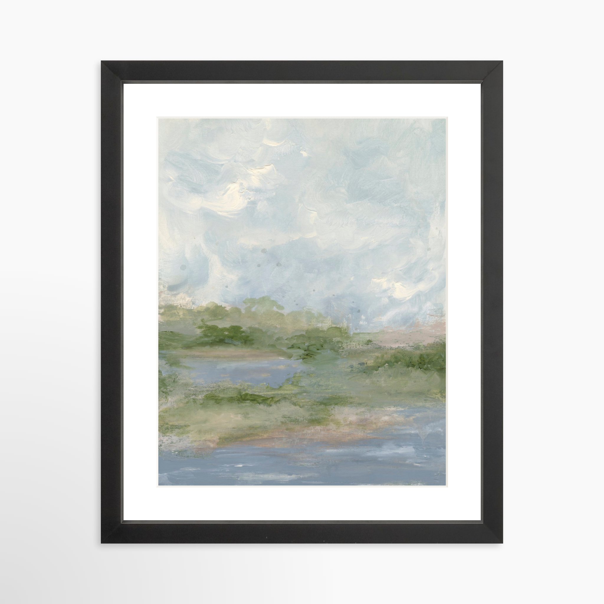 11x14 / Black Frame + White Mat