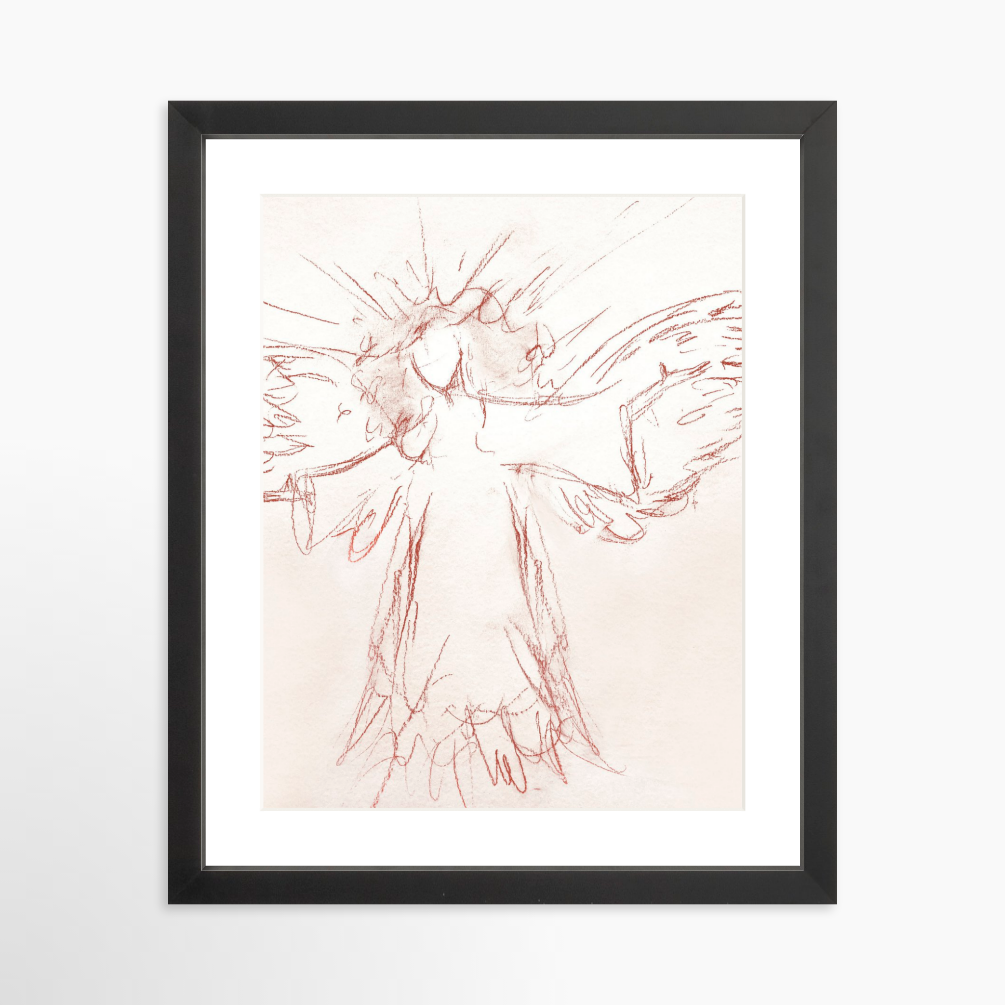11x14 / Black Frame + White Mat