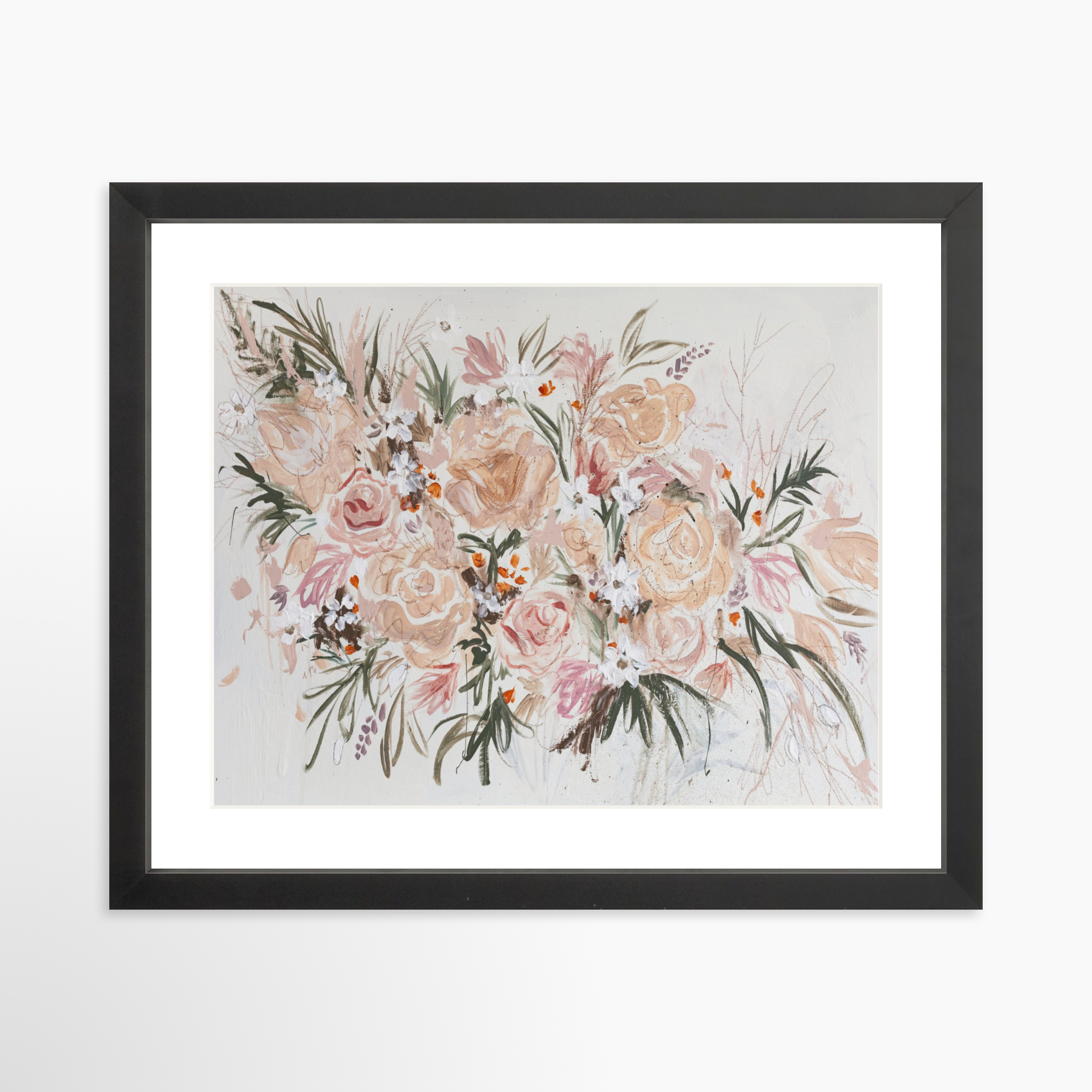 14x11 / Black Frame + White Mat