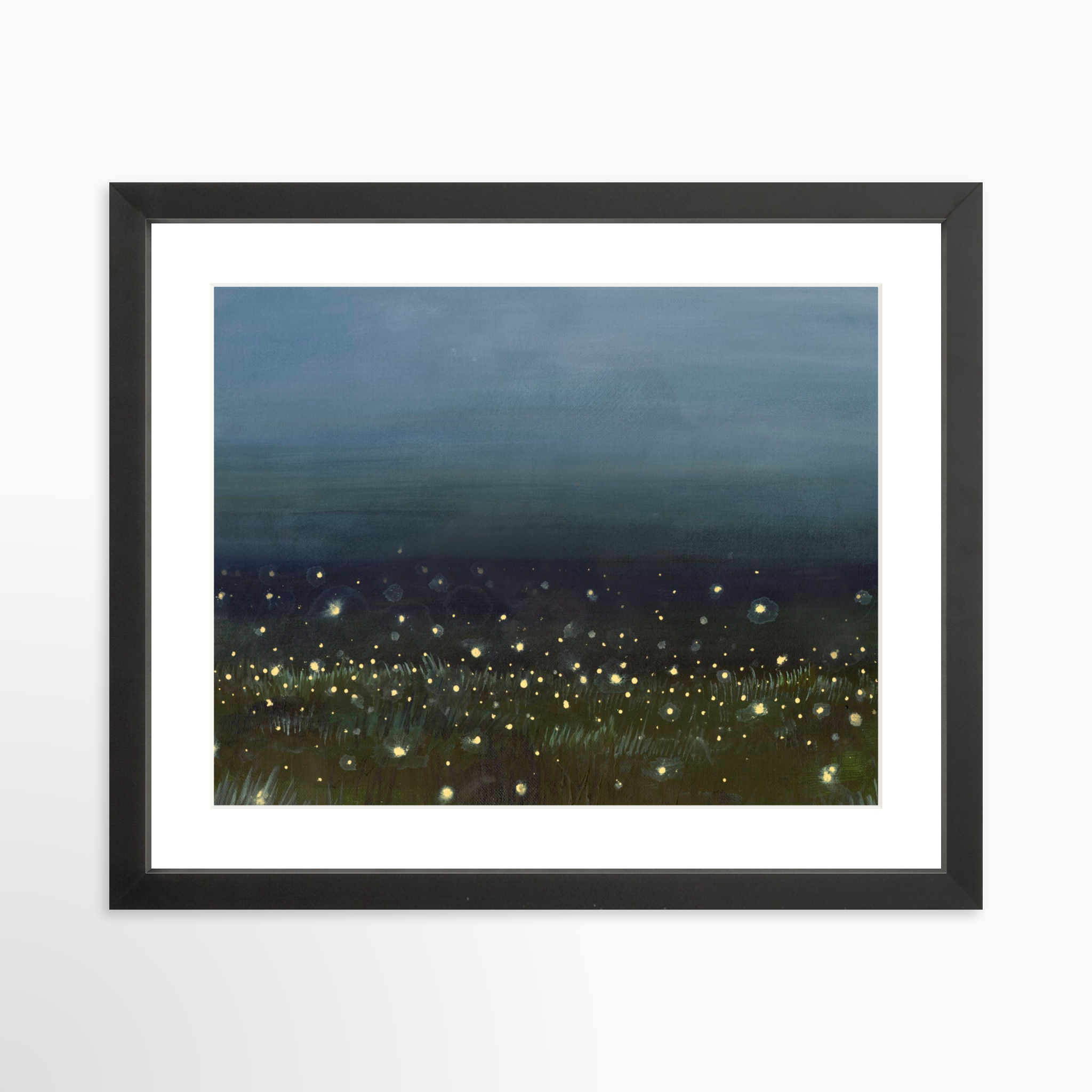 14x11 / Black Frame + White Mat