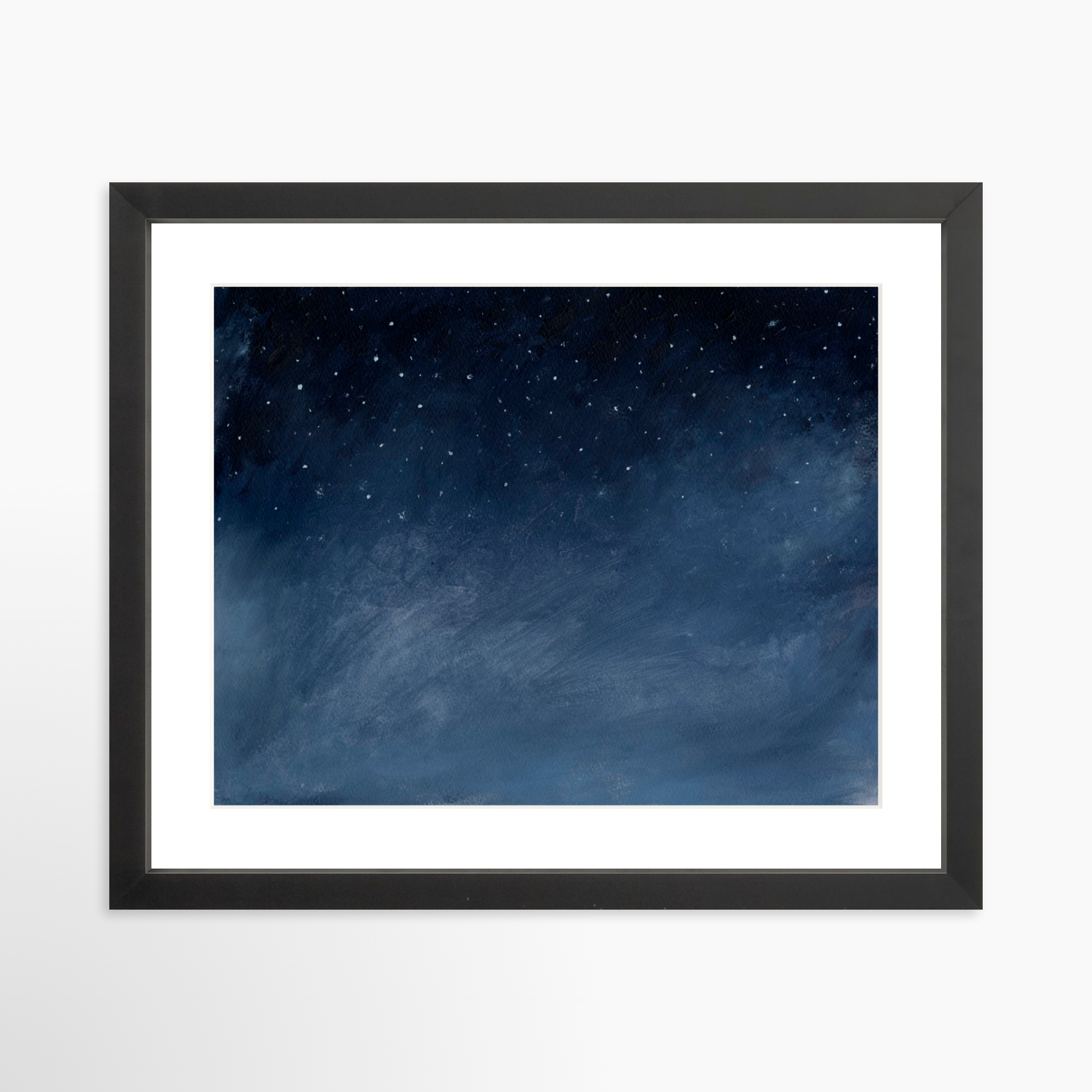 14x11 / Black Frame + White Mat