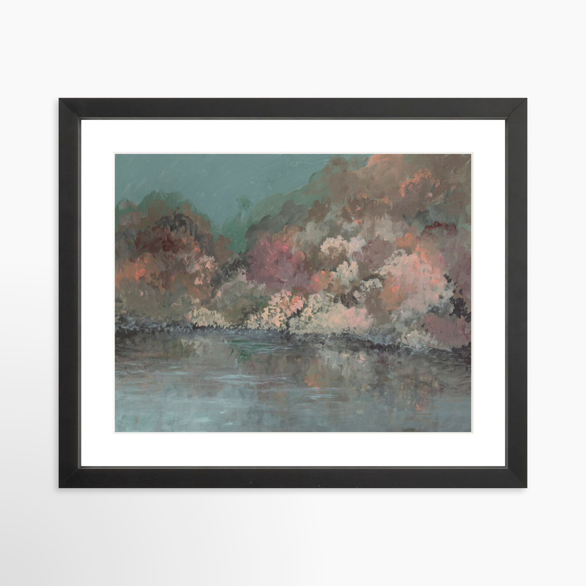 14x11 / Black Frame + White Mat