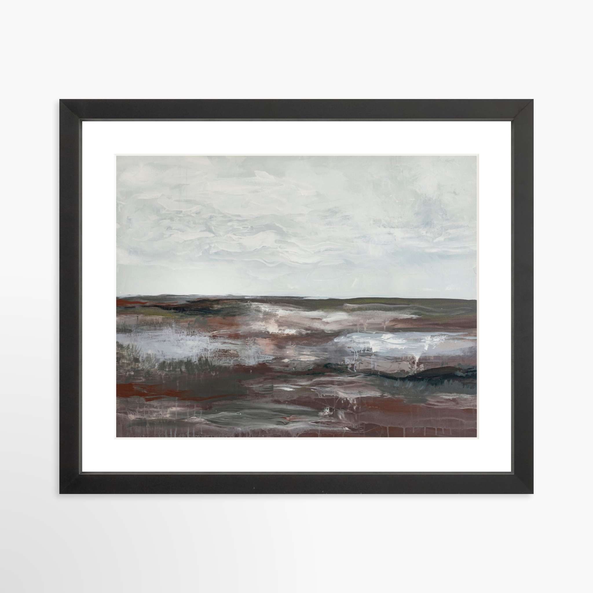 14x11 / Black Frame + White Mat