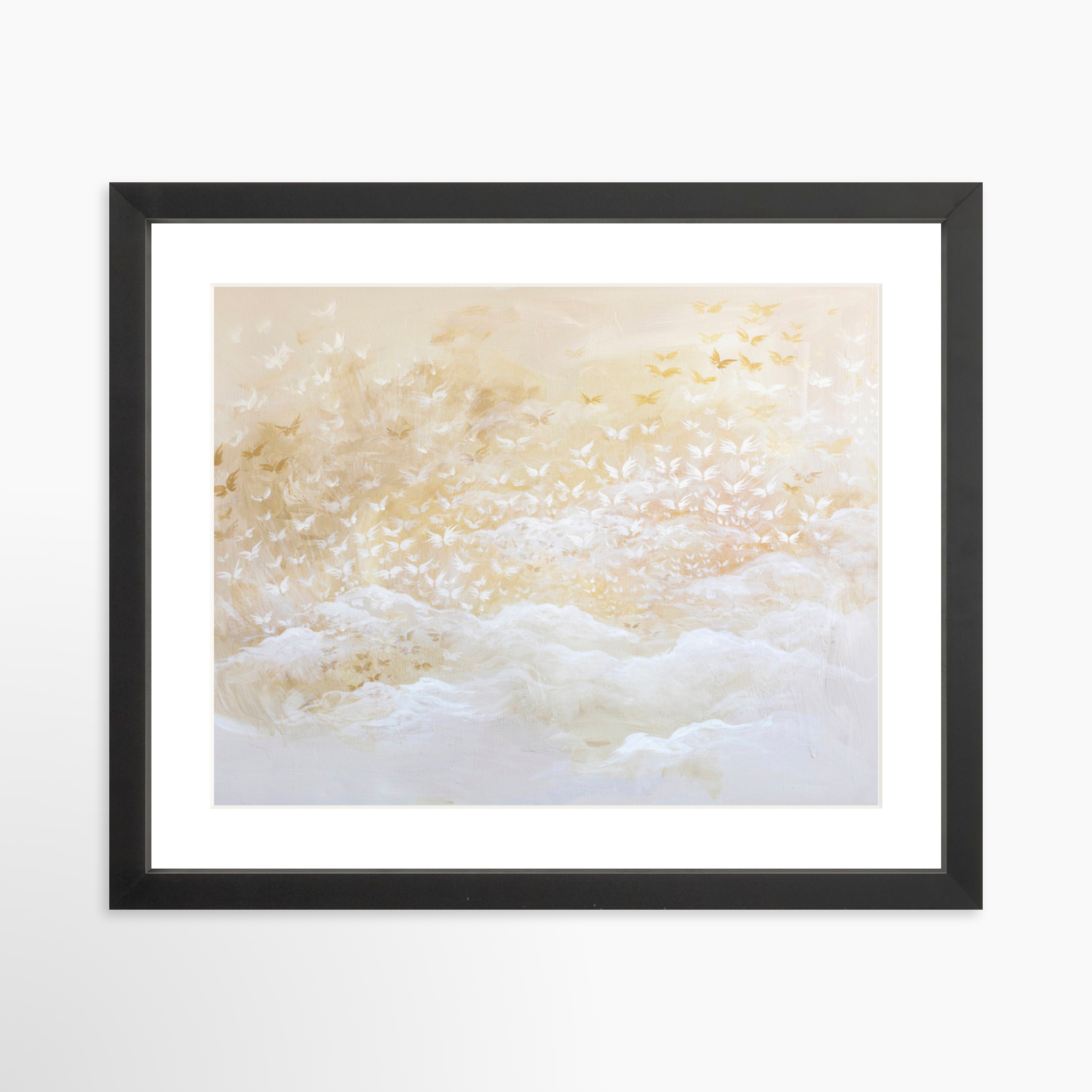 14x11 / Black Frame + White Mat