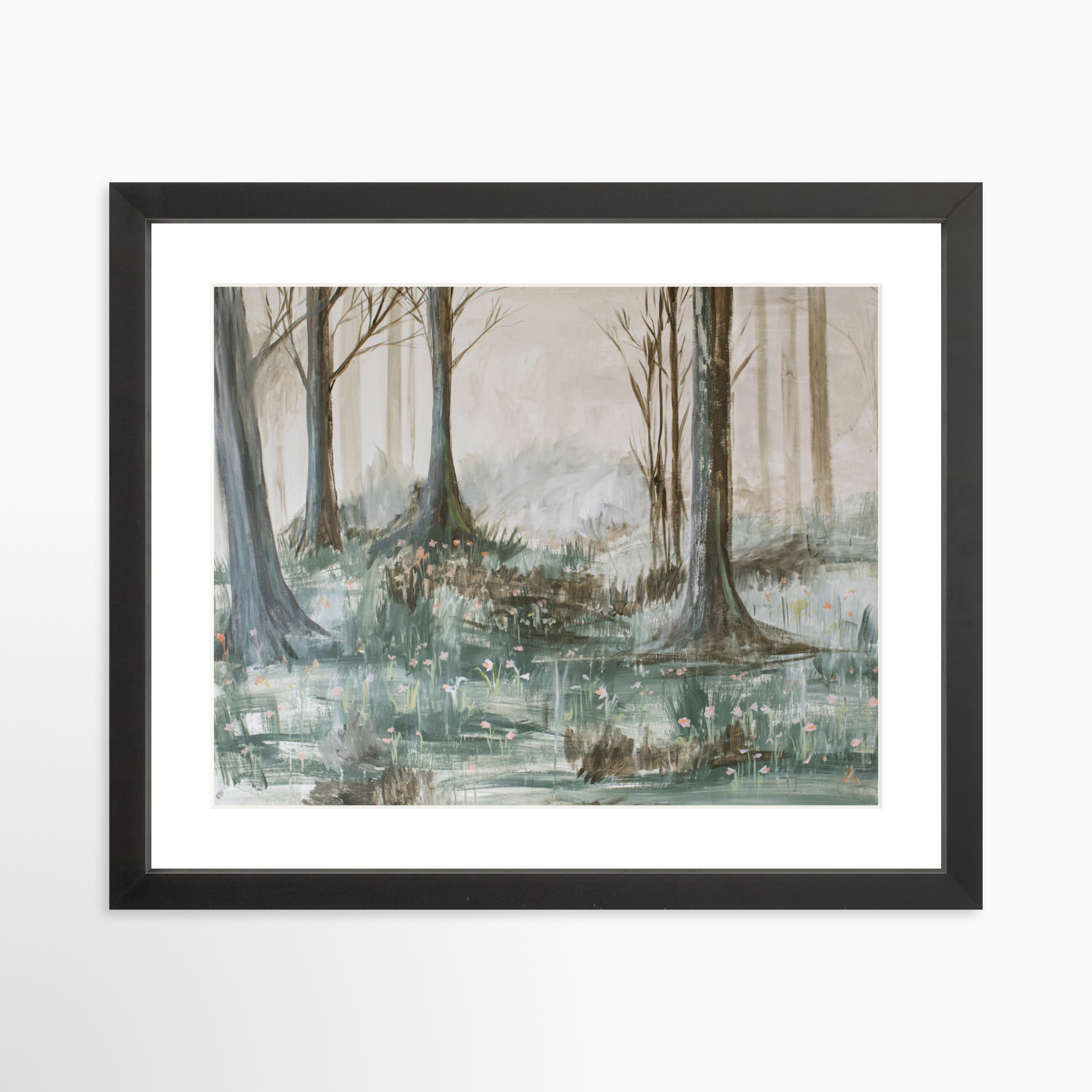 14x11 / Black Frame + White Mat