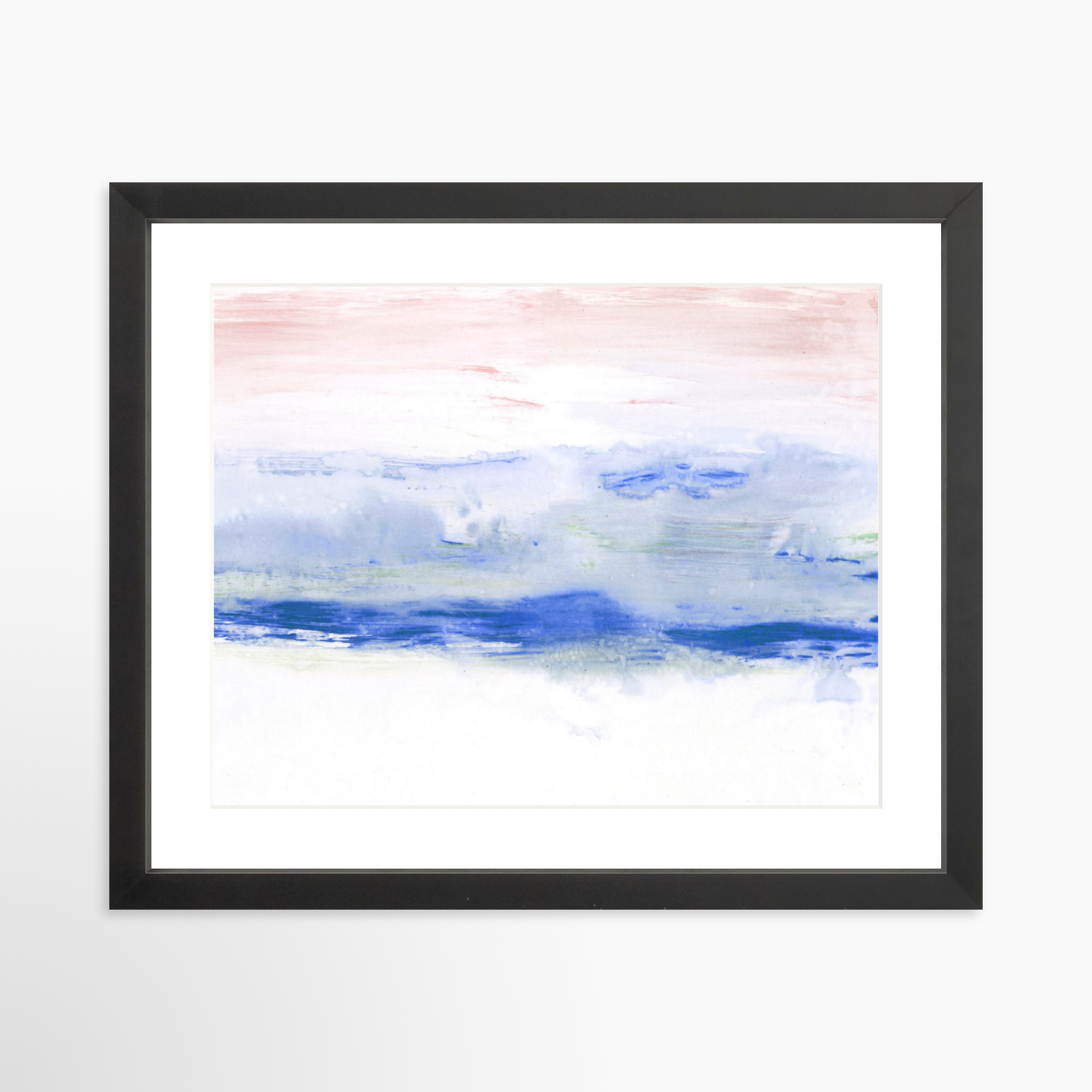 14x11 / Black Frame + White Mat