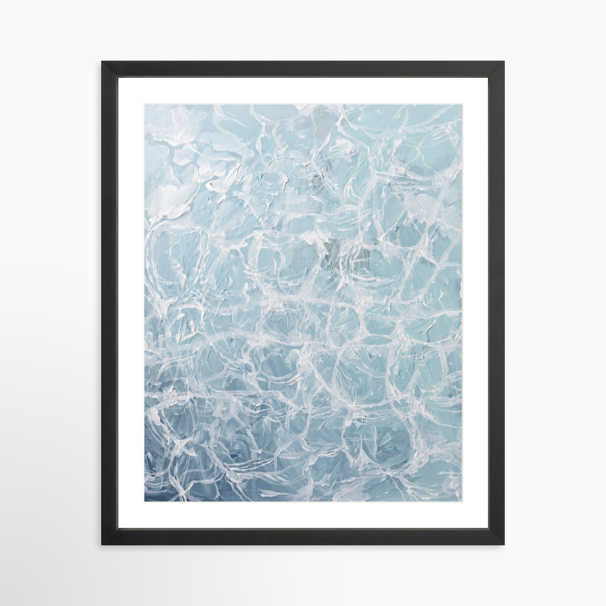 16x20 / Black Frame + White Mat