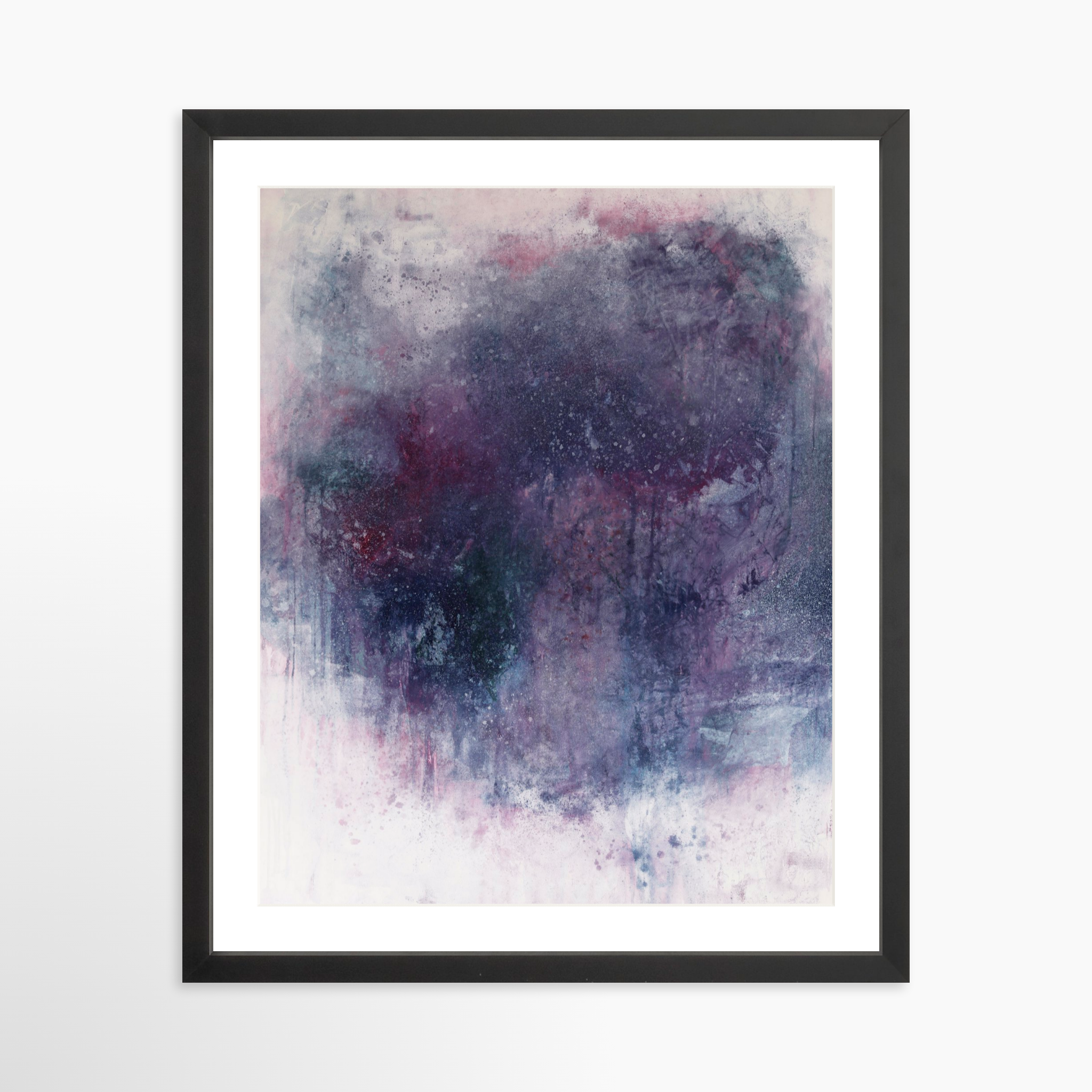 16x20 / Black Frame + White Mat