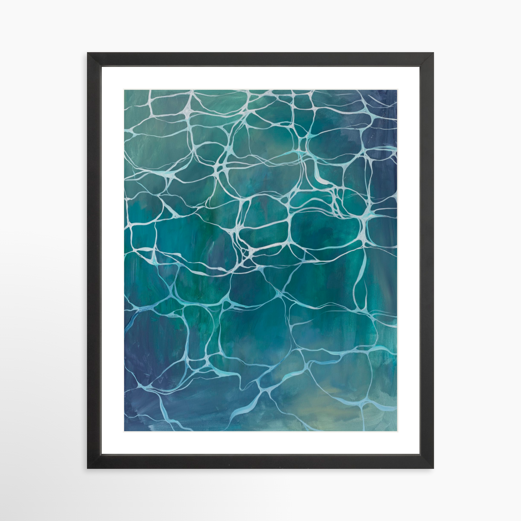 16x20 / Black Frame + White Mat
