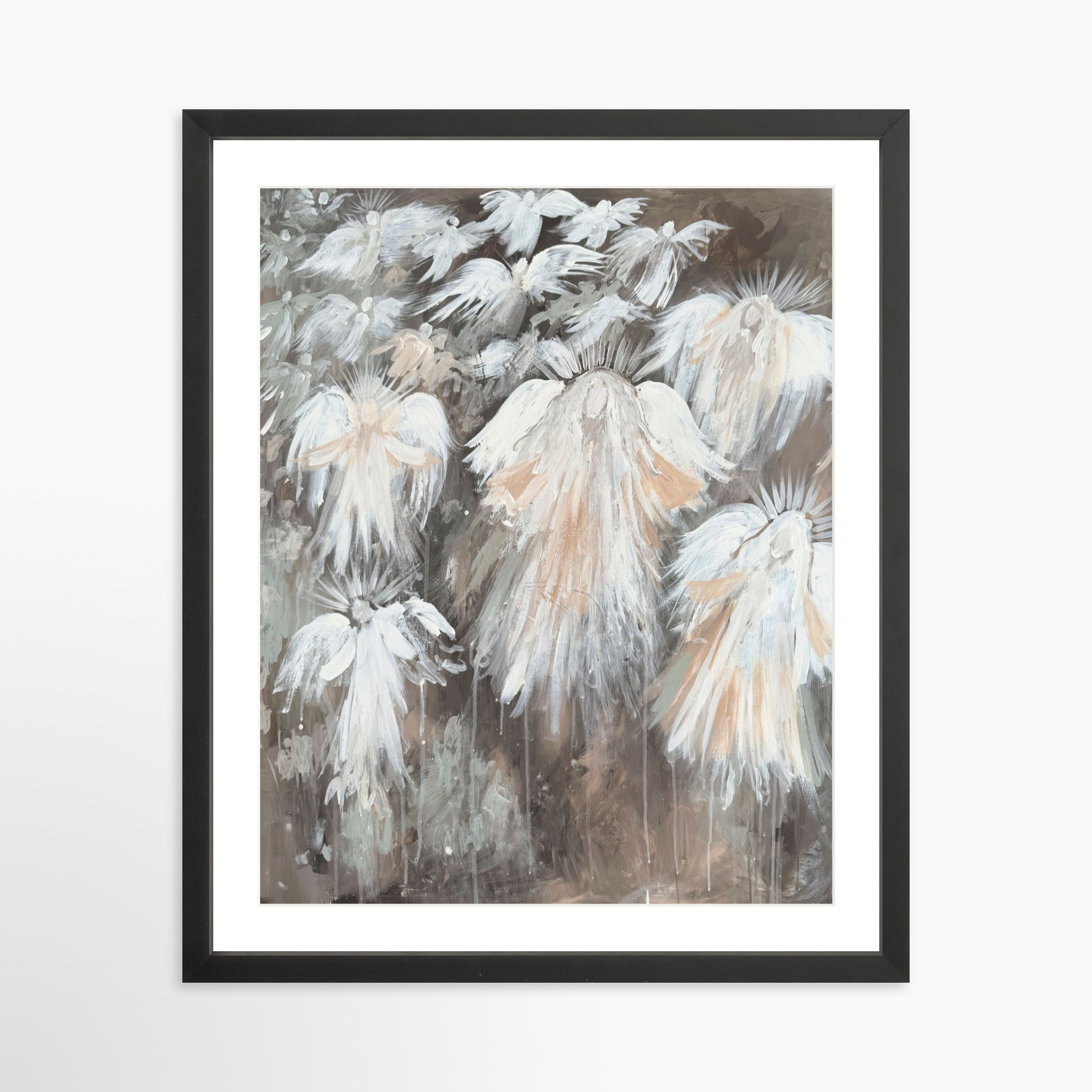 16x20 / Black Frame + White Mat