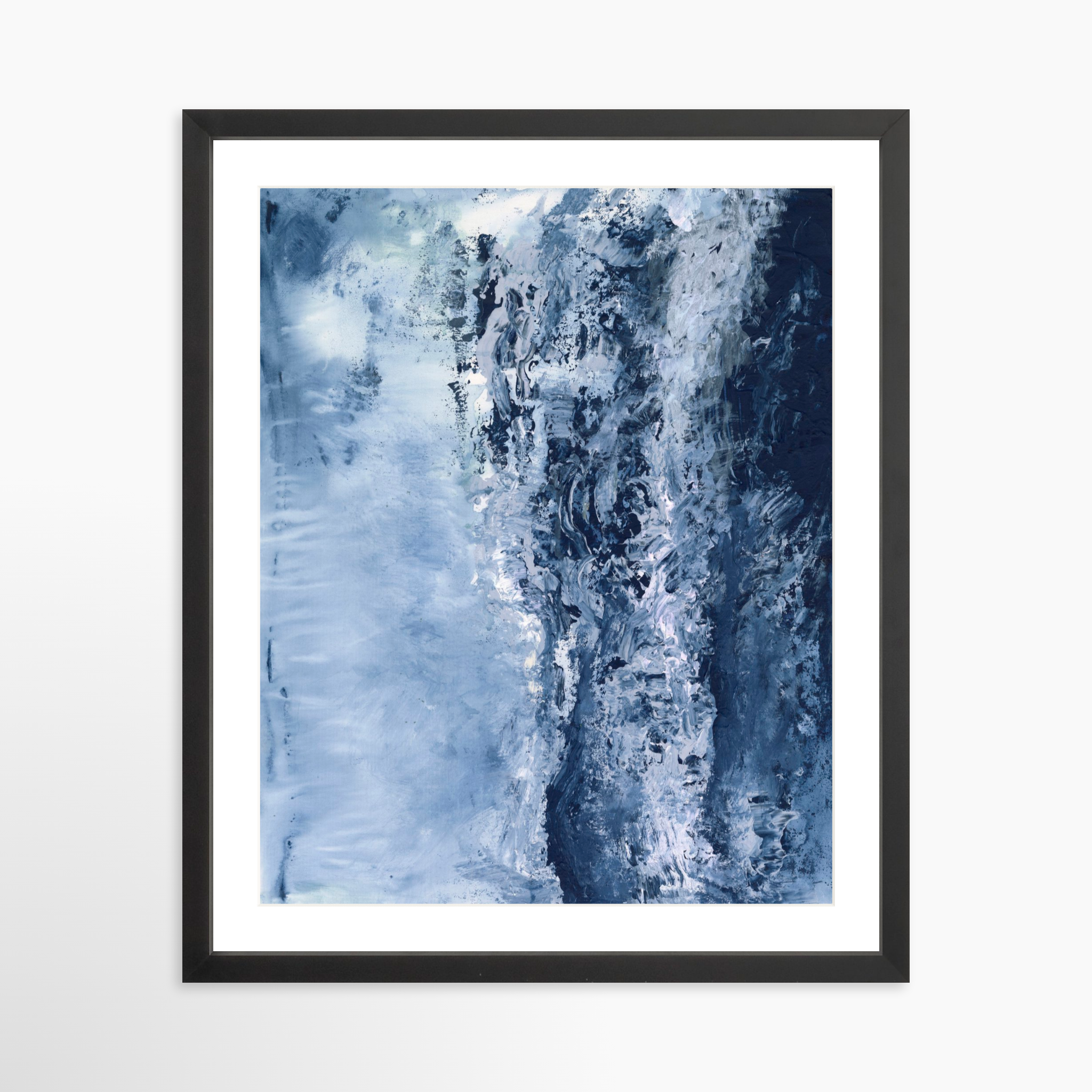 16x20 / Black Frame + White Mat