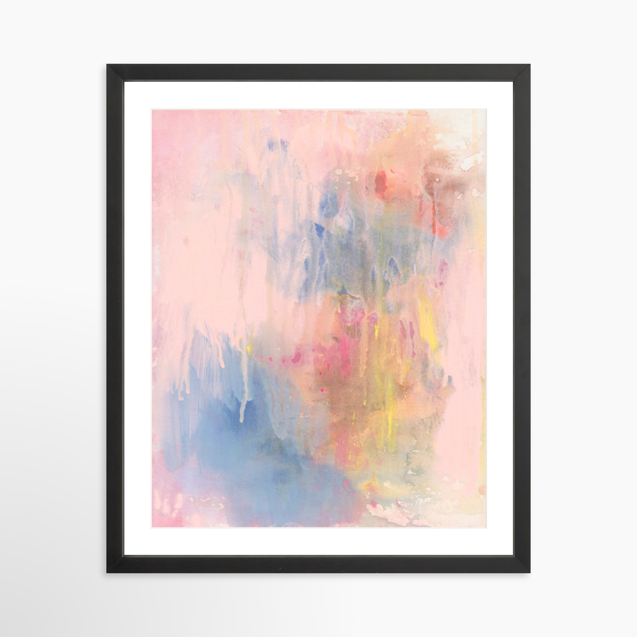 16x20 / Black Frame + White Mat