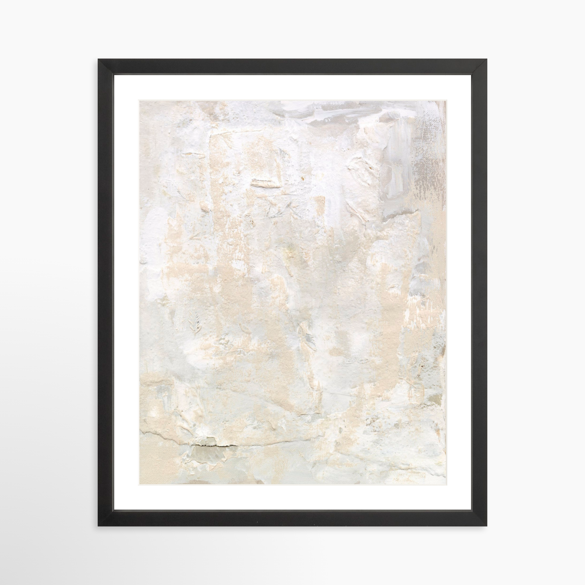 16x20 / Black Frame + White Mat