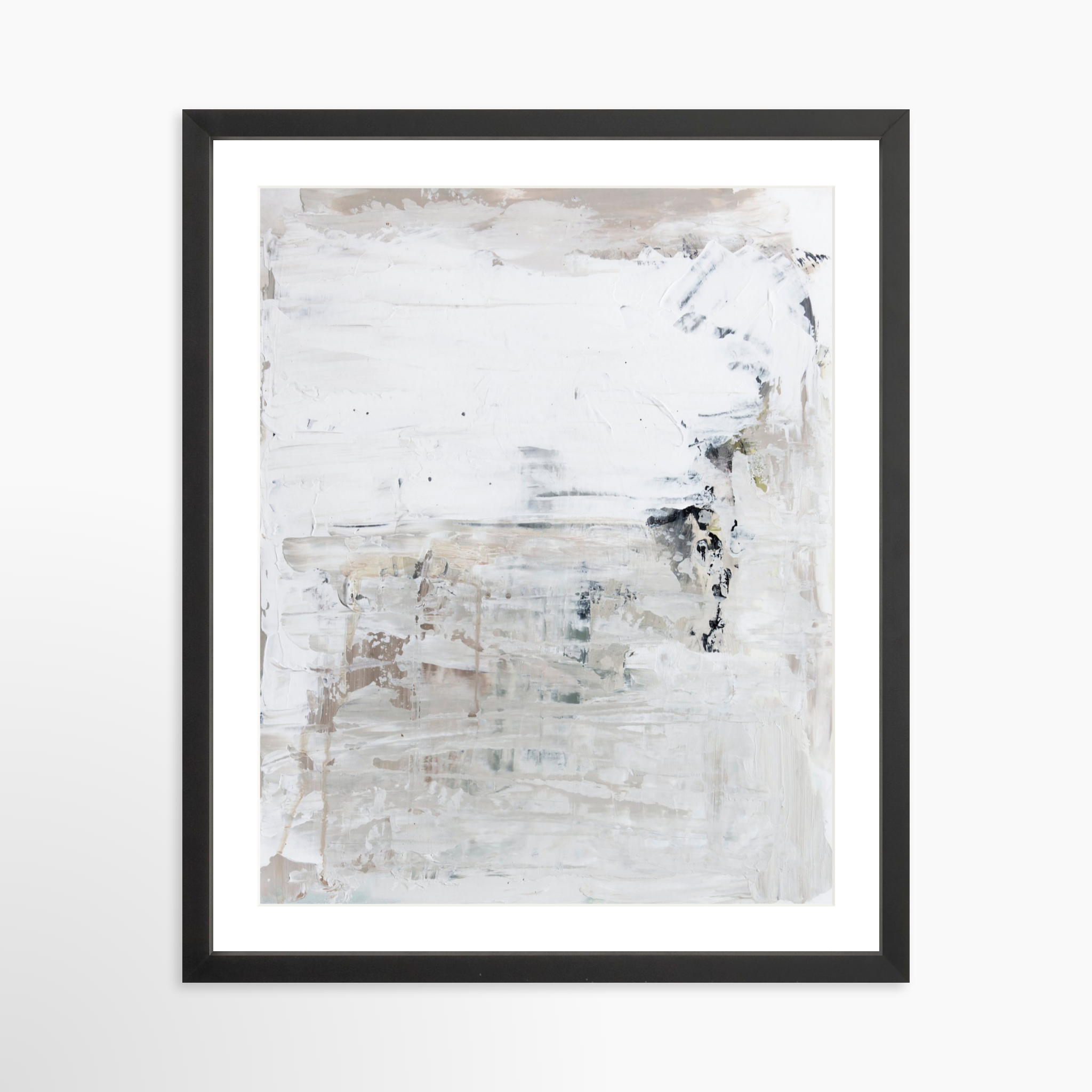 16x20 / Black Frame + White Mat