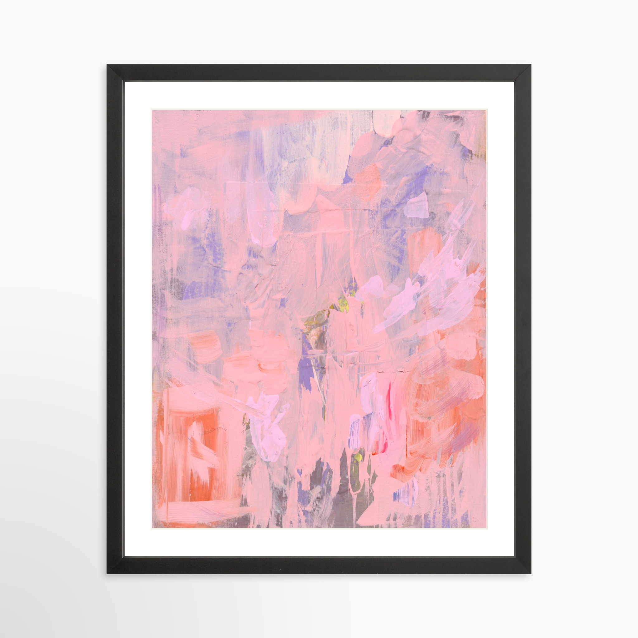 16x20 / Black Frame + White Mat