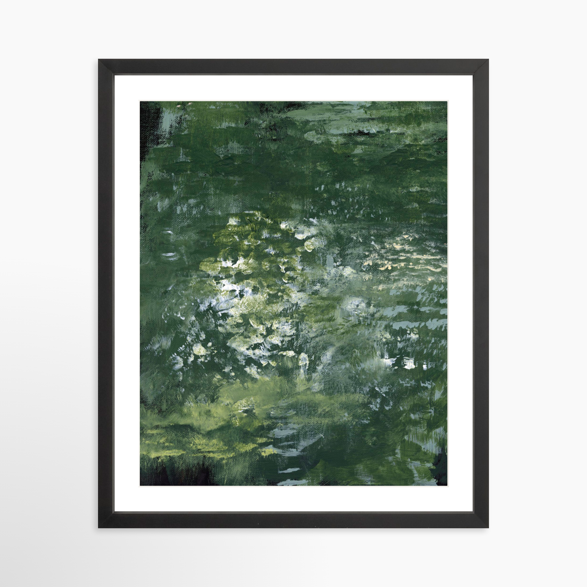 16x20 / Black Frame + White Mat