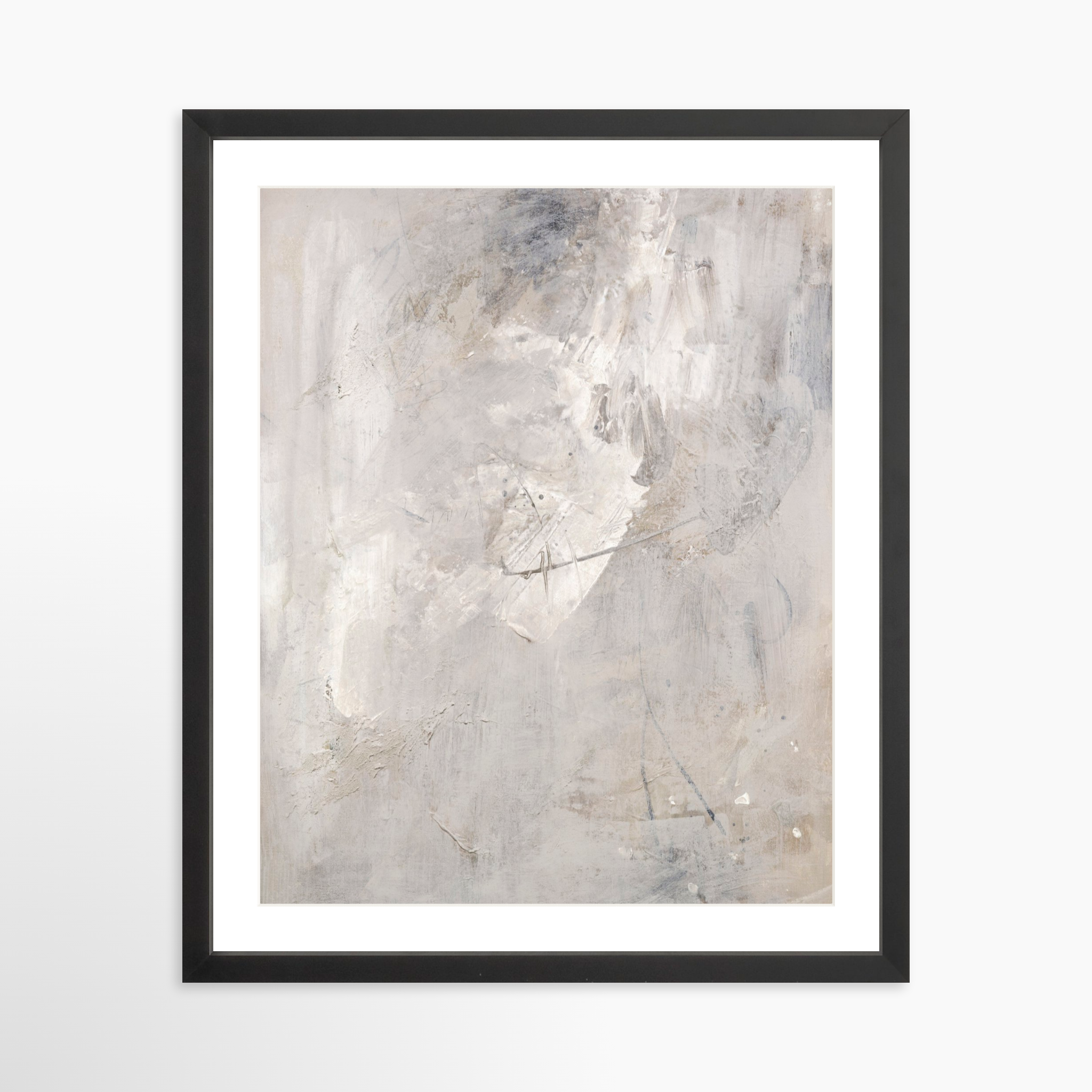 16x20 / Black Frame + White Mat